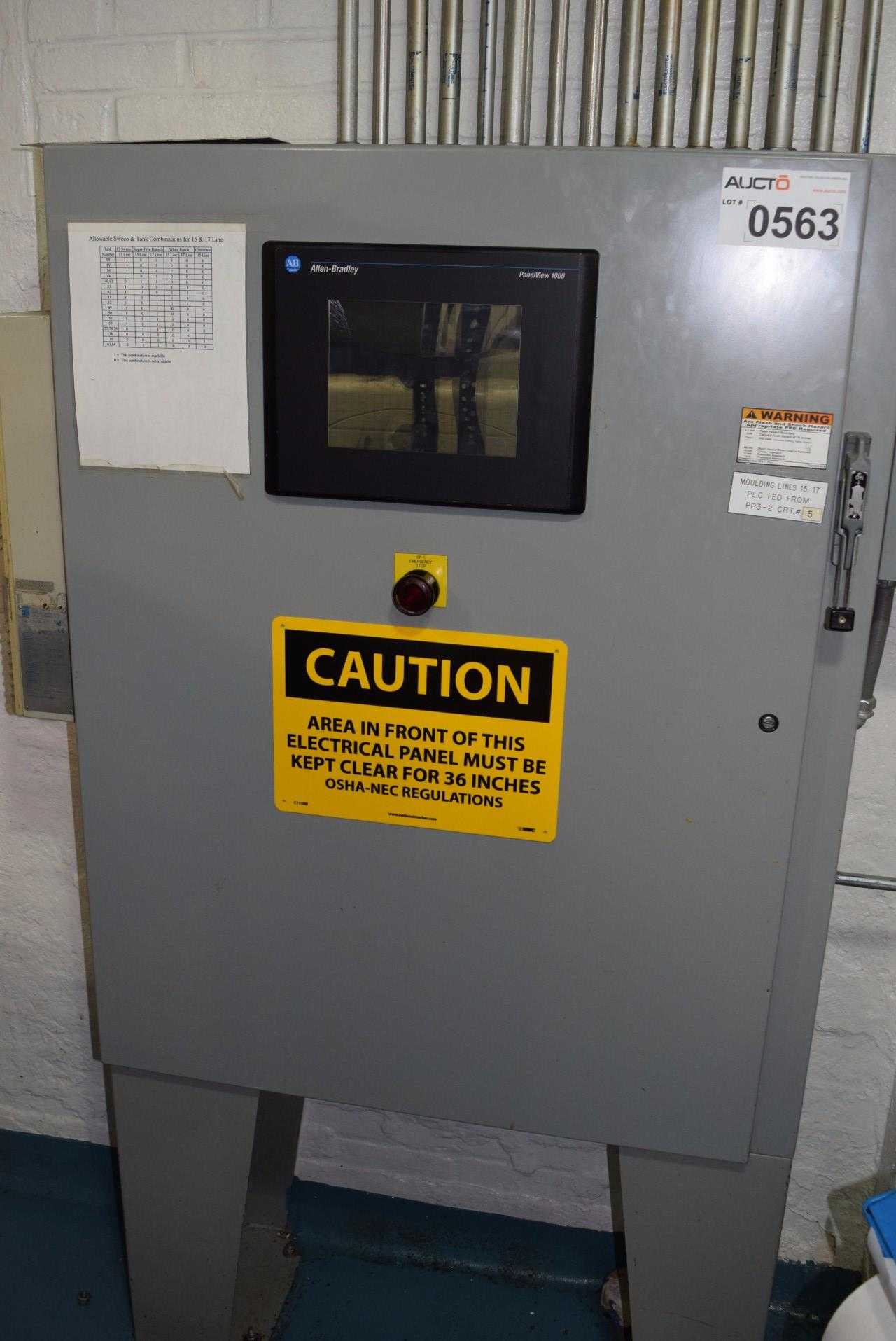 CONTROL CABINET WITH ALLEN BRADLEY PANELVIEW 1000 OPERATOR INTERFACE - MISCELLANEOUS CONTROL CABINET WITH ALLEN BRADLEY PANELVIEW 1000 OPERATOR INTERFACE - MISCELLANEOUS