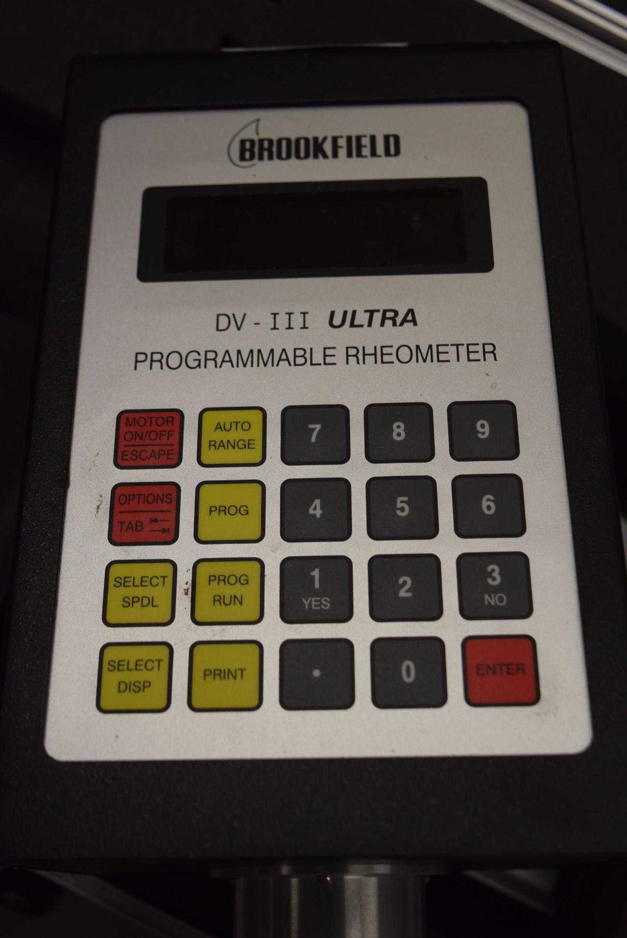 BROOKFIELD MODEL DV-III RHEOMETER VISCOMETER KIT - MISCELLANEOUS