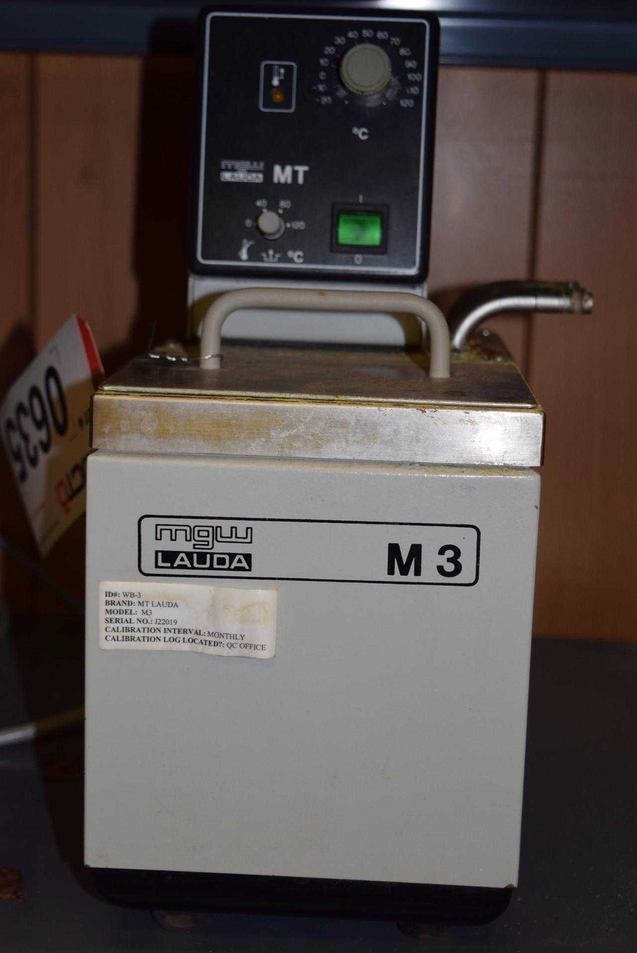 MGW LAUDA M3 CIRCULATING WATER BATH - MISCELLANEOUS MGW LAUDA M3 CIRCULATING WATER BATH - MISCELLANEOUS