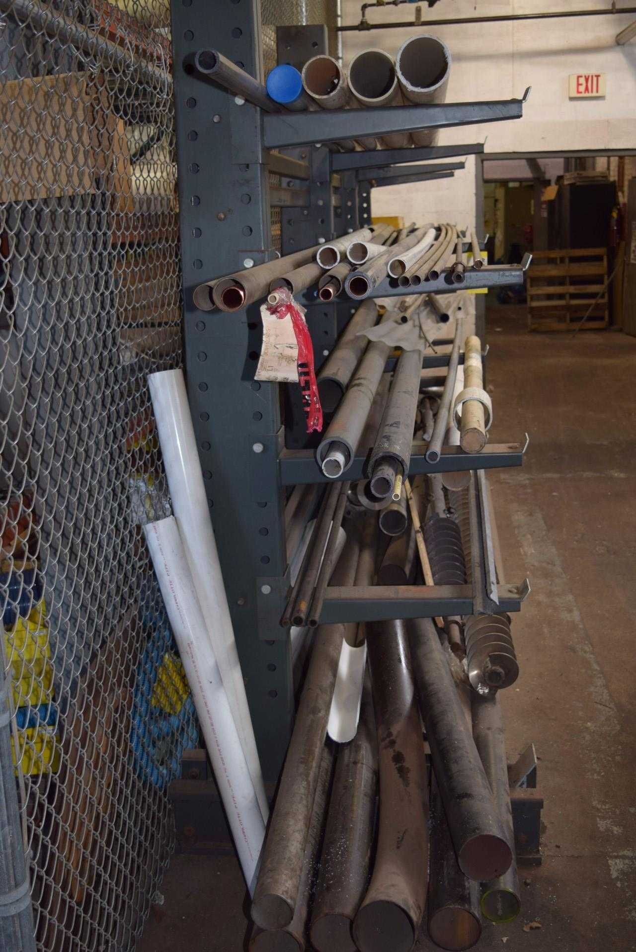 STEEL RACKING 12' X 2' X 18' (CONTENTS NOT INCLUDED) - MISCELLANEOUS