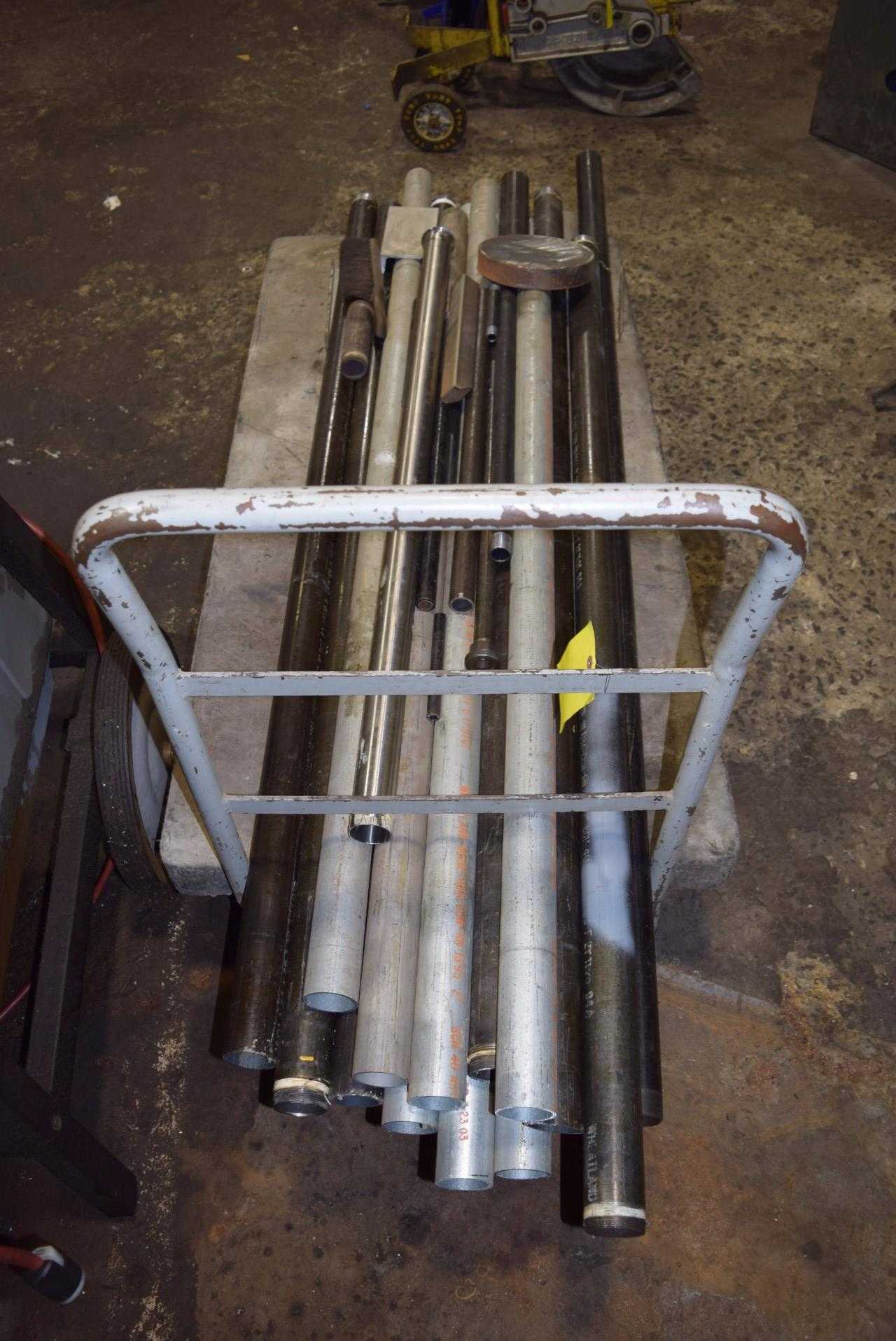 STEEL ROLLING CART 5' X 2.5' X 3' (CONTENTS NOT INCLUDED) - MISCELLANEOUS