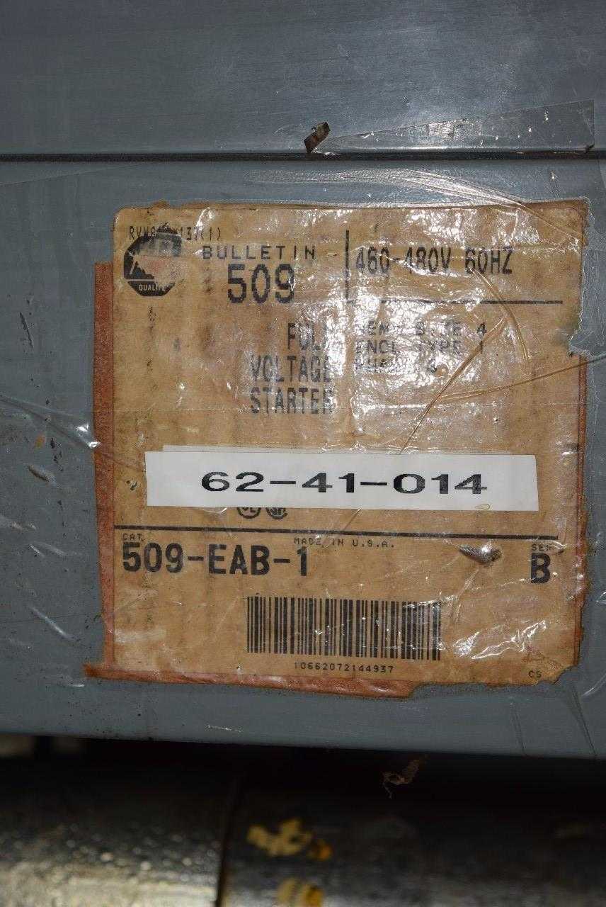 ALLEN BRADLEY SIZE 4 STARTER - MISCELLANEOUS