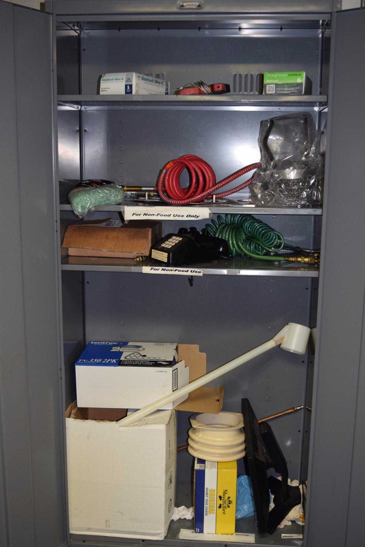 TENNSCO CABINET WITH CONTENTS ~86 X 19 X 36" - MISCELLANEOUS