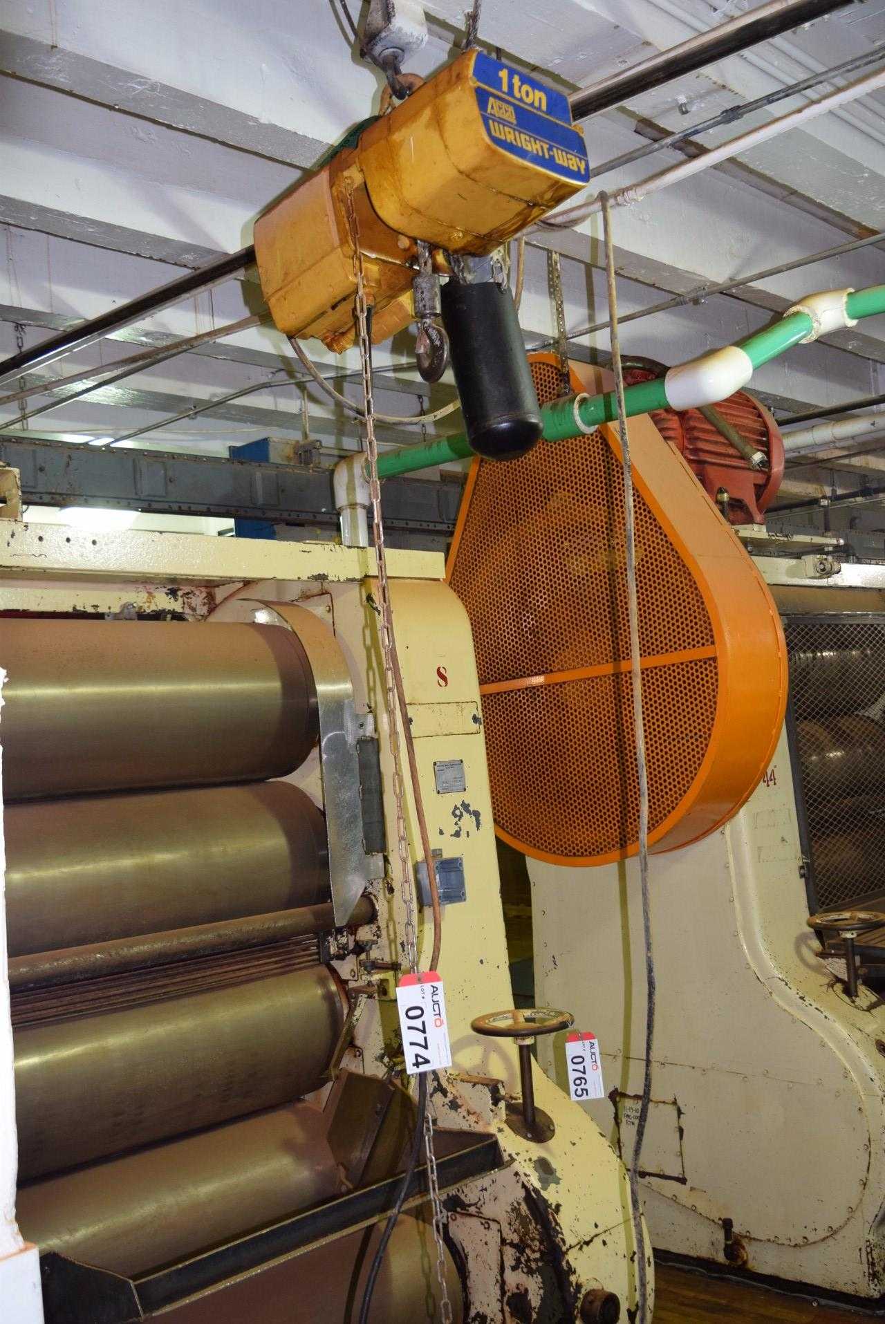 ACCO WRIGHT WAY 1 TON 115 V HOIST - MISCELLANEOUS
