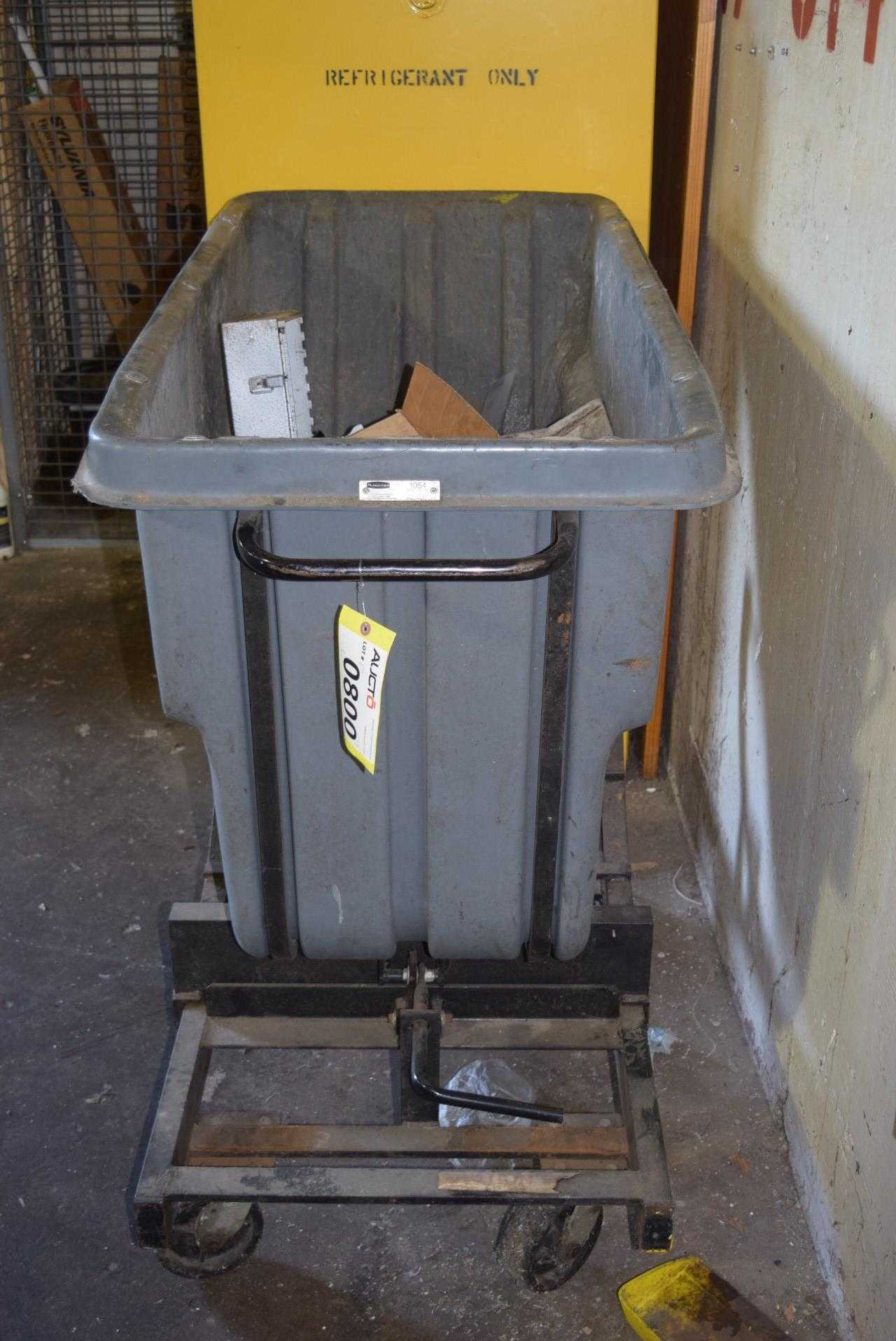 RUBBERMAID 1054 STANDARD DUTY 1/2 CU. YD. CAP. 750 LBS. DUMPER BIN - MISCELLANEOUS