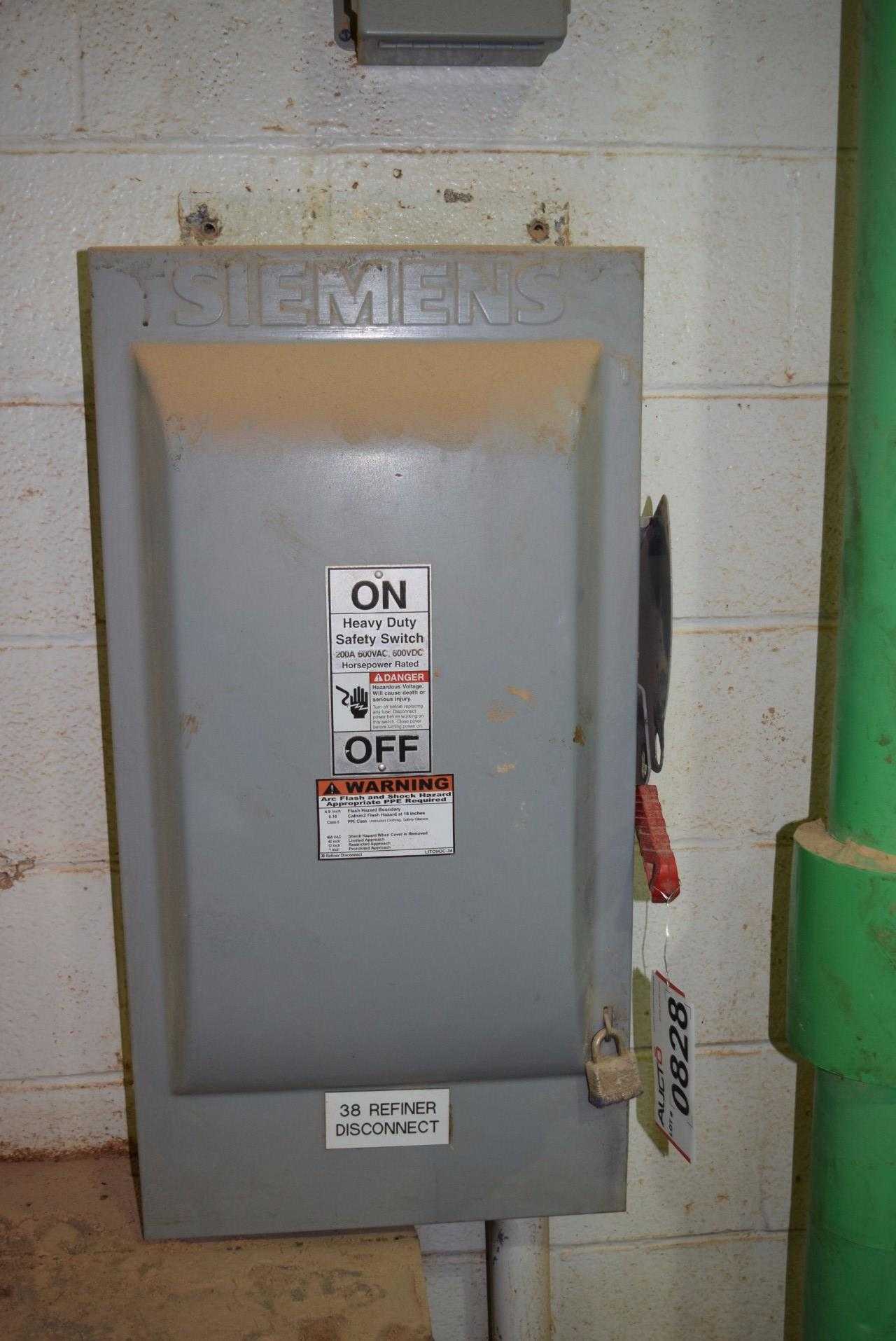 SIEMENS 200 A DISCONNECT SWITCH - MISCELLANEOUS SIEMENS 200 A DISCONNECT SWITCH - MISCELLANEOUS