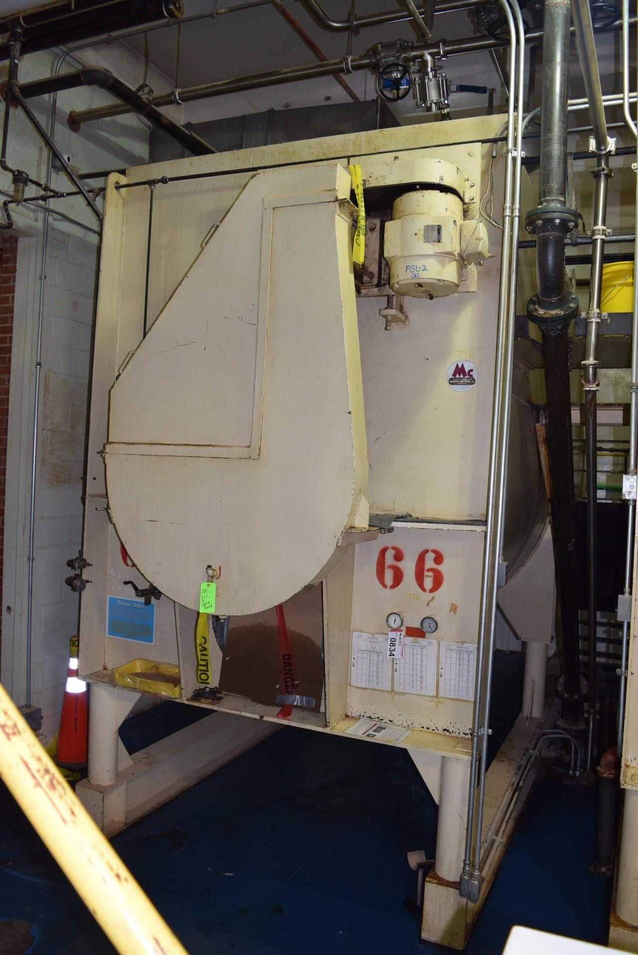 MCCARTER BOTTOM JACKETED STEEL TANK 66 WITH SIDE SCRAPE AGITATOR - MISCELLANEOUS MCCARTER BOTTOM JACKETED STEEL TANK 66 WITH SIDE SCRAPE AGITATOR - MISCELLANEOUS