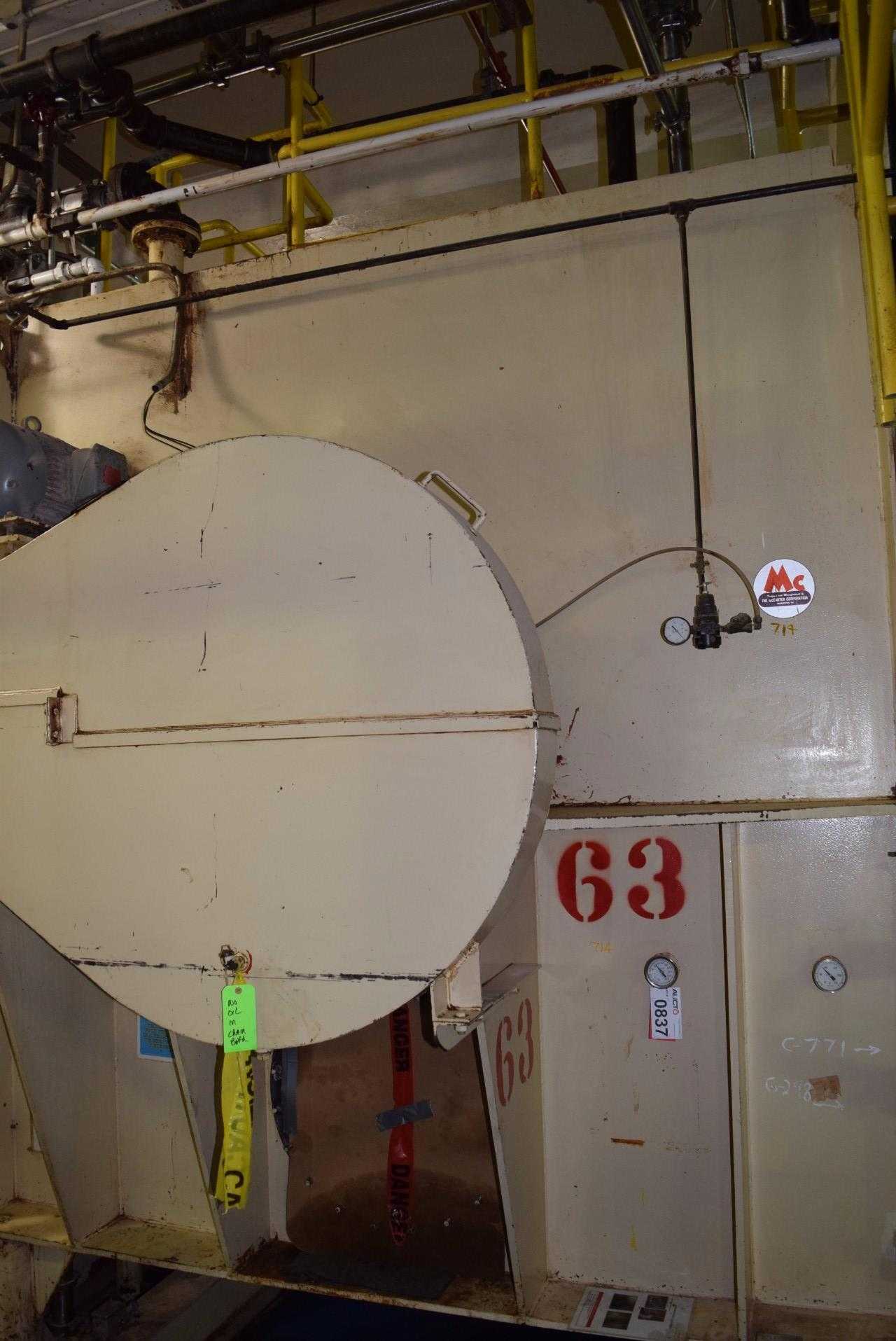 MCCARTER BOTTOM JACKETED STEEL TANK 63 WITH SIDE SCRAPE AGITATOR - MISCELLANEOUS MCCARTER BOTTOM JACKETED STEEL TANK 63 WITH SIDE SCRAPE AGITATOR - MISCELLANEOUS