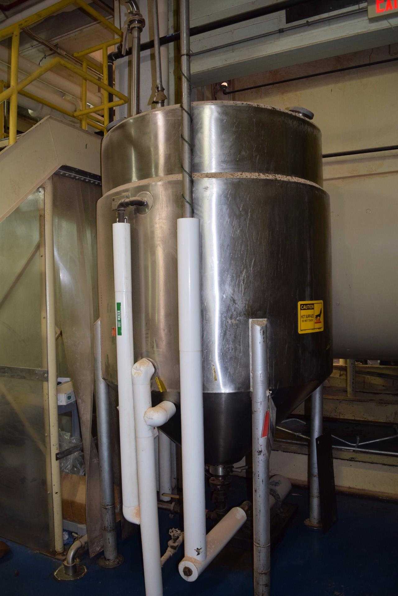 LEE METAL STAINLESS JACKETED TANK 129 ~6 X 8' - MISCELLANEOUS LEE METAL STAINLESS JACKETED TANK 129 ~6 X 8' - MISCELLANEOUS