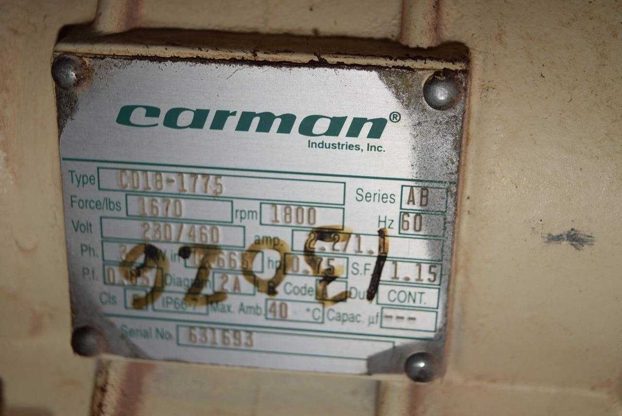 CARMAN STEEL TANK 311 WITH CARMAN HOPPER AND VIBRATOR - MISCELLANEOUS