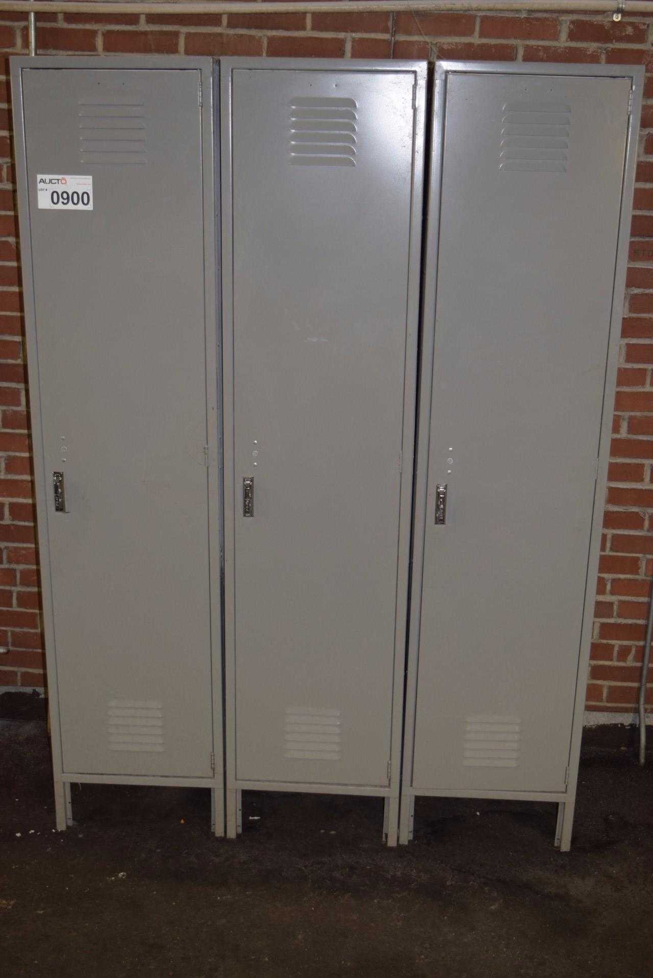LOT OF 3 LOCKERS - MISCELLANEOUS LOT OF 3 LOCKERS - MISCELLANEOUS