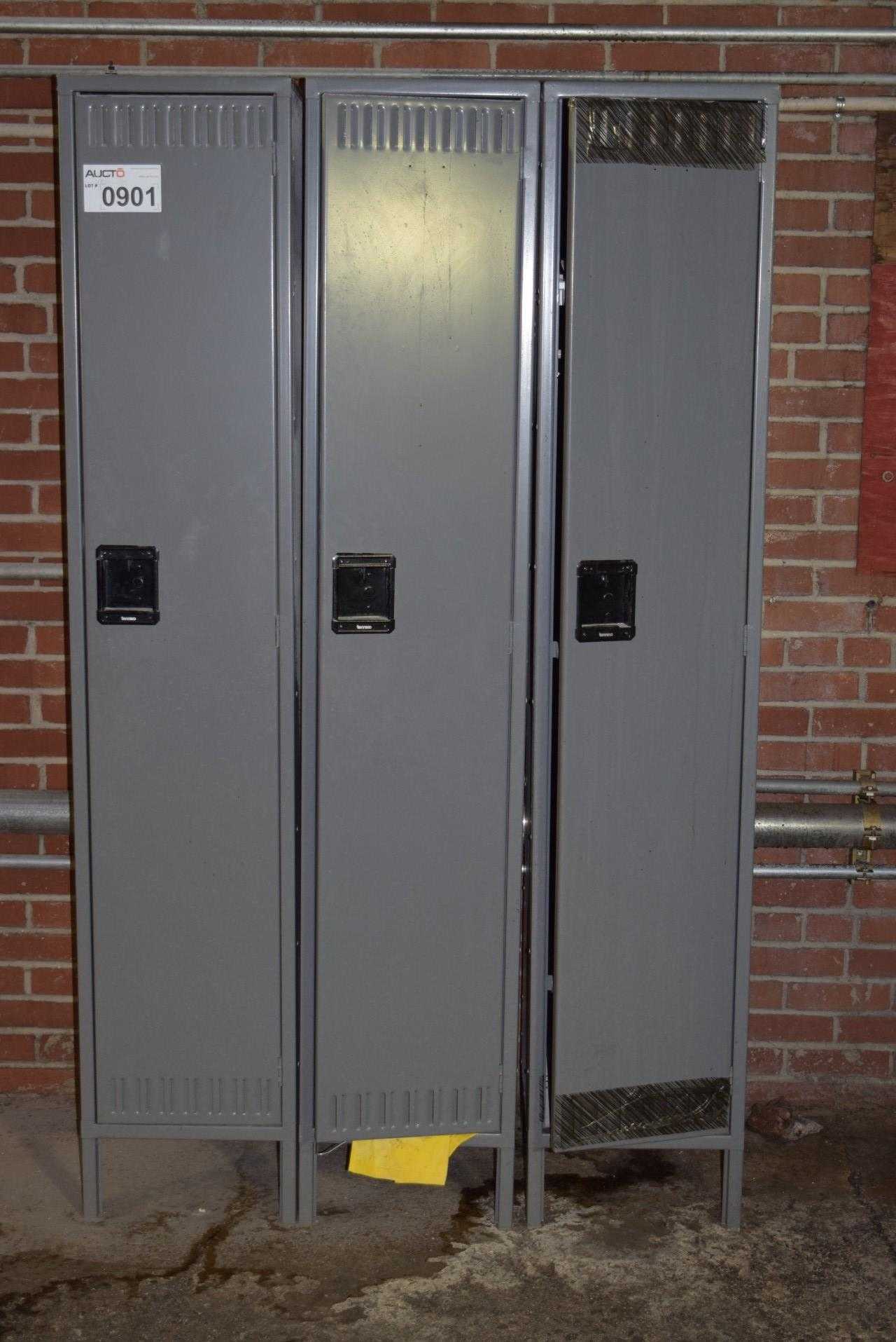 LOT OF 3 LOCKERS - MISCELLANEOUS LOT OF 3 LOCKERS - MISCELLANEOUS