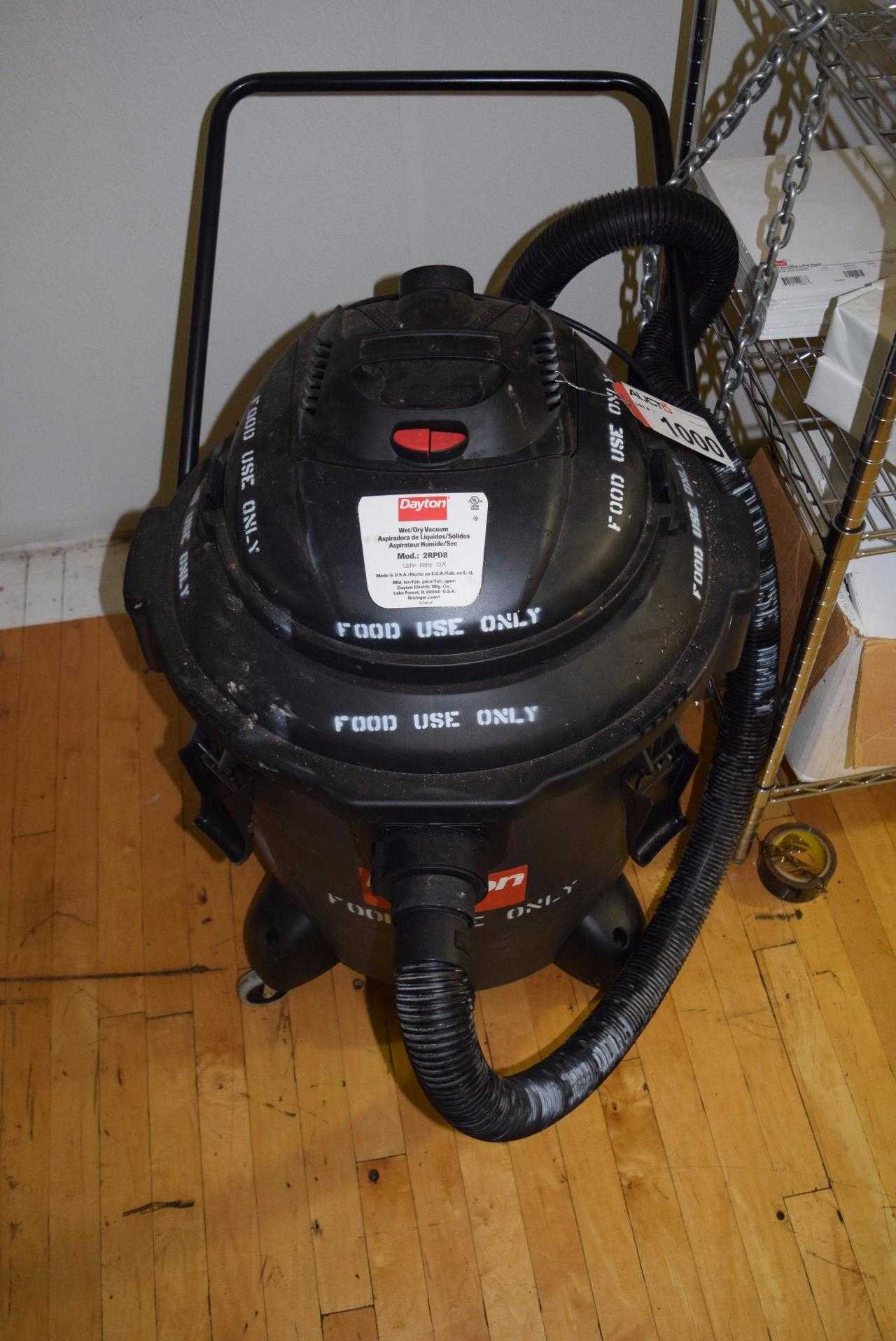 DAYTON MODEL 2RPD8 WET/DRY VACUUM CLEANER - MISCELLANEOUS DAYTON MODEL 2RPD8 WET/DRY VACUUM CLEANER - MISCELLANEOUS