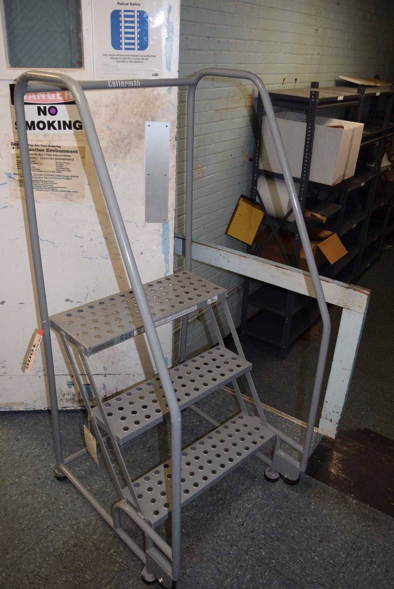 COTTERMAN 3 STEP ROLLING LADDER (DELAYED REMOVAL) - MISCELLANEOUS COTTERMAN 3 STEP ROLLING LADDER (DELAYED REMOVAL) - MISCELLANEOUS