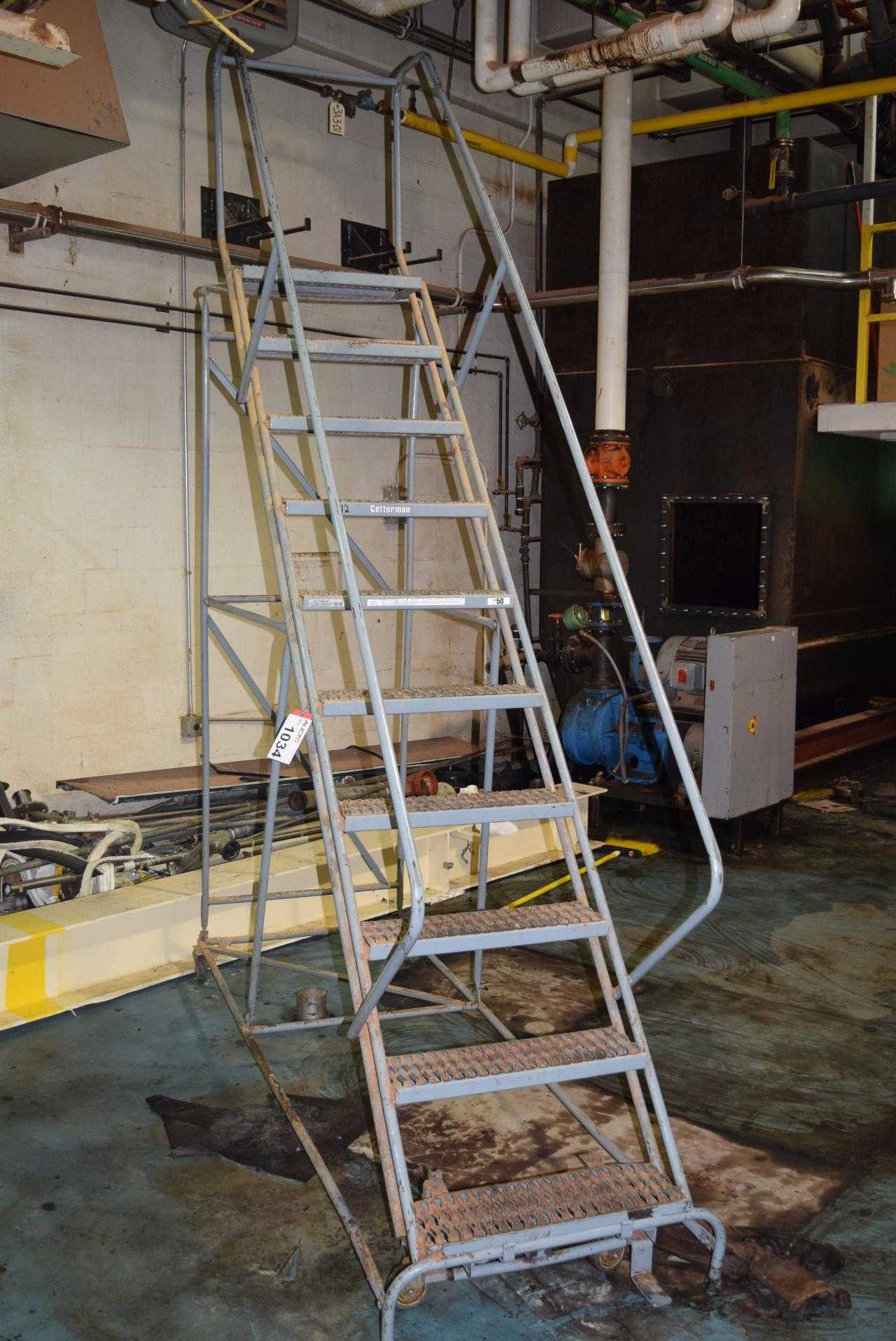 COTTERMAN 10 STEP ROLLING LADDER - MISCELLANEOUS COTTERMAN 10 STEP ROLLING LADDER - MISCELLANEOUS