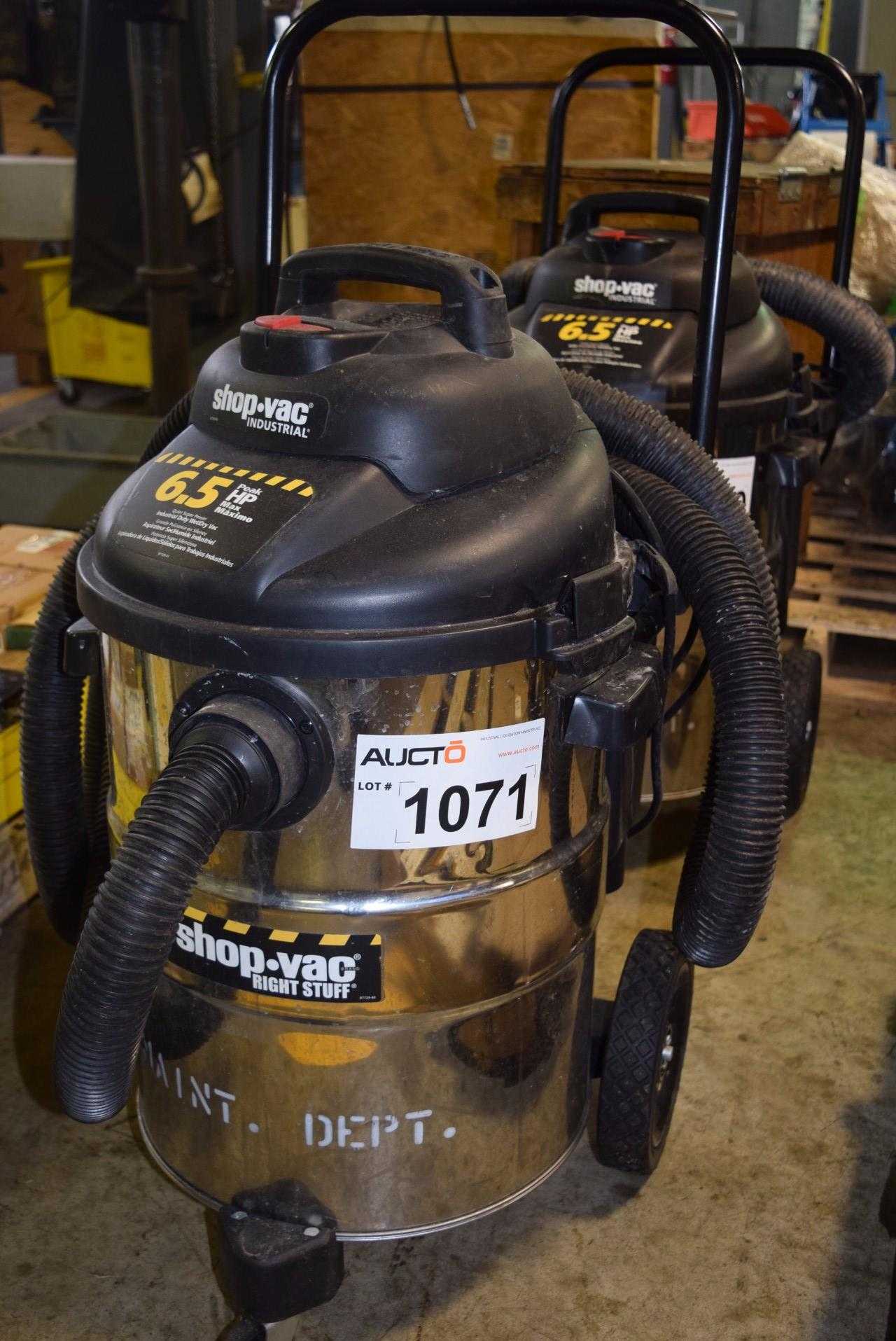 SHOP VAC 6.5 HP 92M650C VACUUM CLEANER - MISCELLANEOUS SHOP VAC 6.5 HP 92M650C VACUUM CLEANER - MISCELLANEOUS