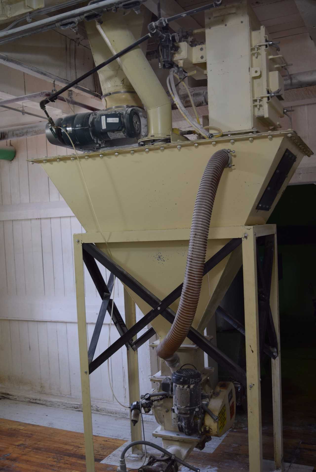 CAMCORP HOPPER BIN WITH 2 X SNOOT ROTARY VALVES AND GEAR MOTORS - MISCELLANEOUS
