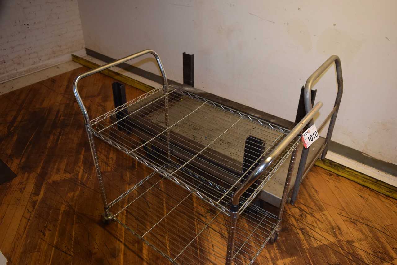 LOT OF 2 STEEL ROLLING CARTS - MISCELLANEOUS