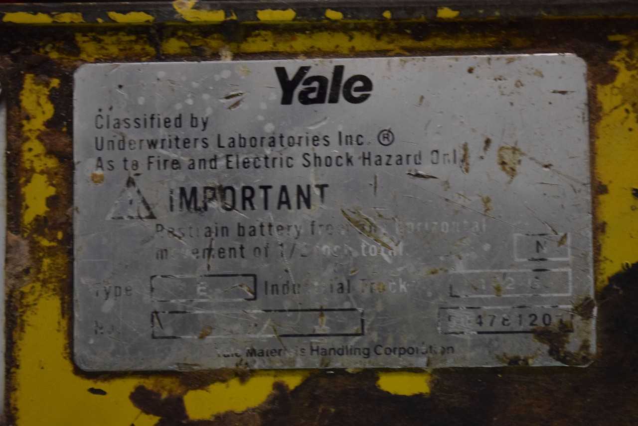 YALE MPB040-EN24T2748 4000 LBS. CAPACITY ELECTRIC PALLET JACK (DELAYED REMOVAL) - MISCELLANEOUS
