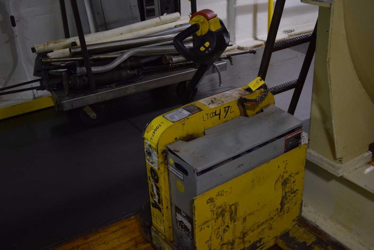 YALE MPB040-EN24T2748 4000 LBS. CAPACITY ELECTRIC PALLET JACK (DELAYED REMOVAL) - MISCELLANEOUS