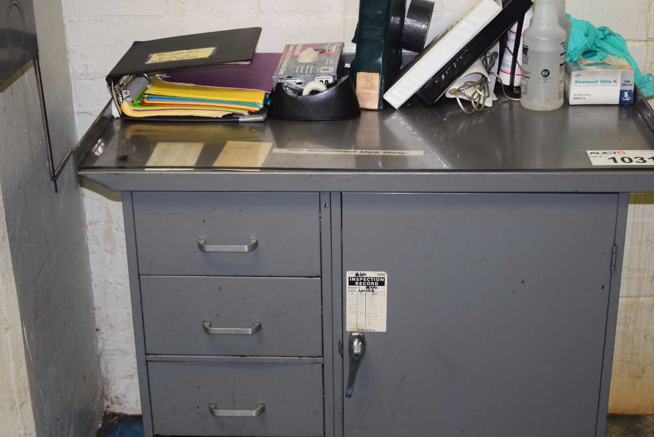 STEEL STORAGE CABINET WITHOUT CONTENTS - MISCELLANEOUS