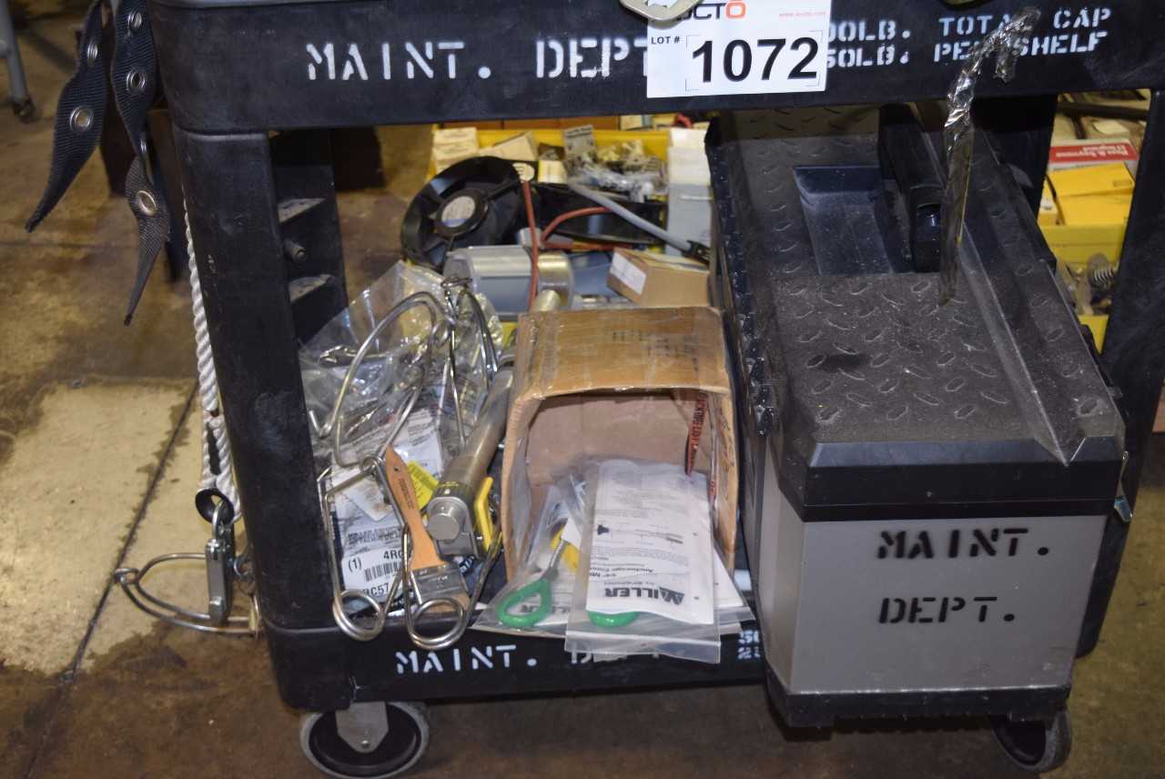 PLASTIC ROLLING CART WITHOUT CONTENTS - MISCELLANEOUS