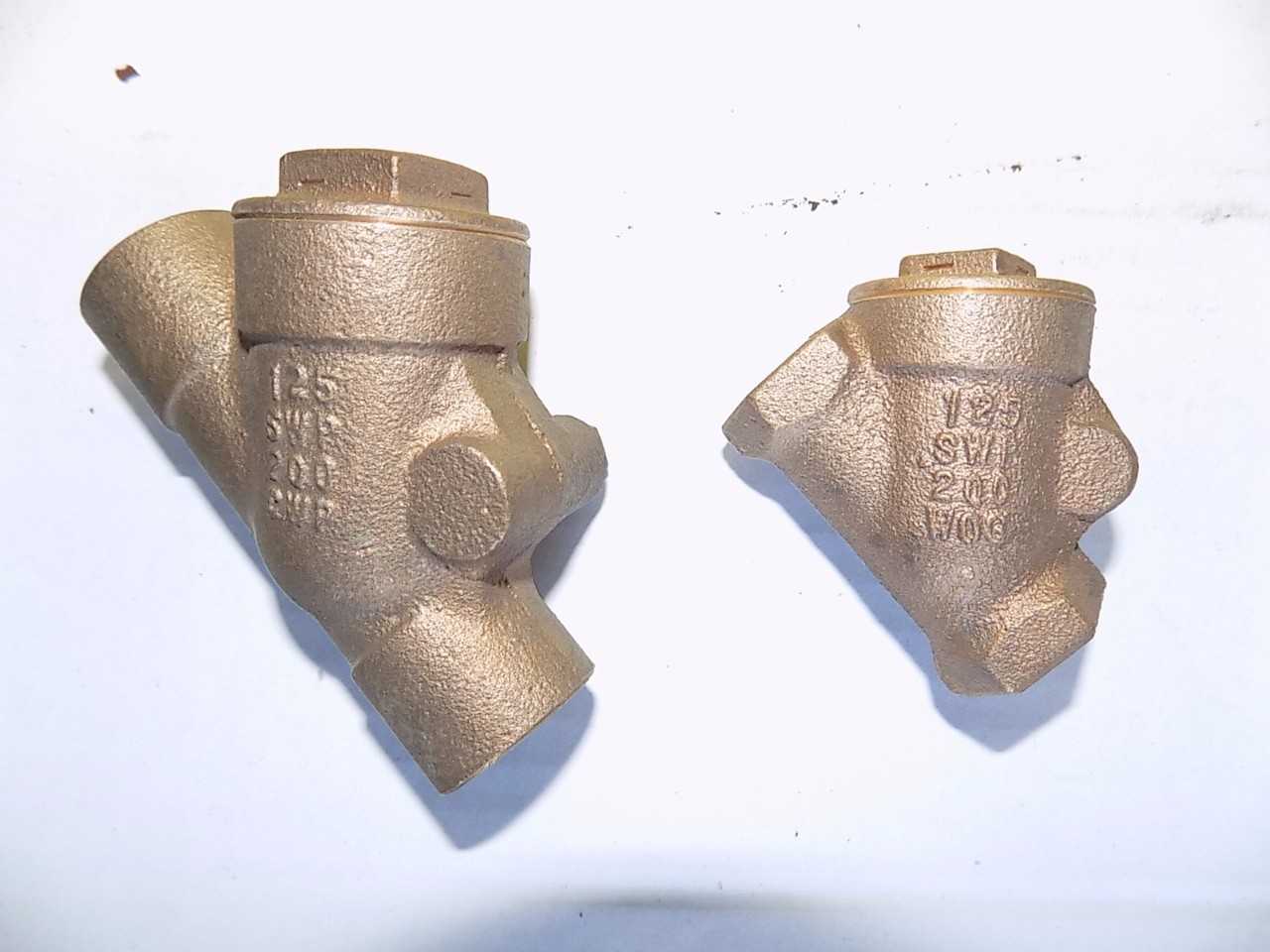 LOT OF ASSORTED HAYWARD BRASS STRAINERS - MISCELLANEOUS