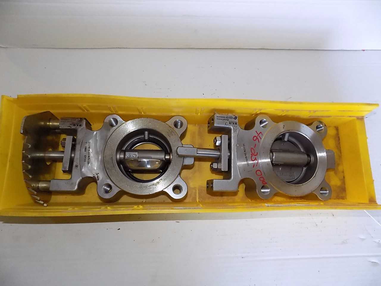 LOT OF 2 WKM 3" STAINLESS BUTTERFLY VALVES - MISCELLANEOUS