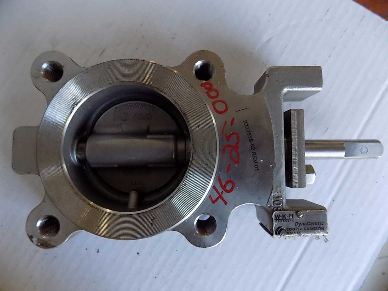 LOT OF 2 WKM 3" STAINLESS BUTTERFLY VALVES  - MISCELLANEOUS