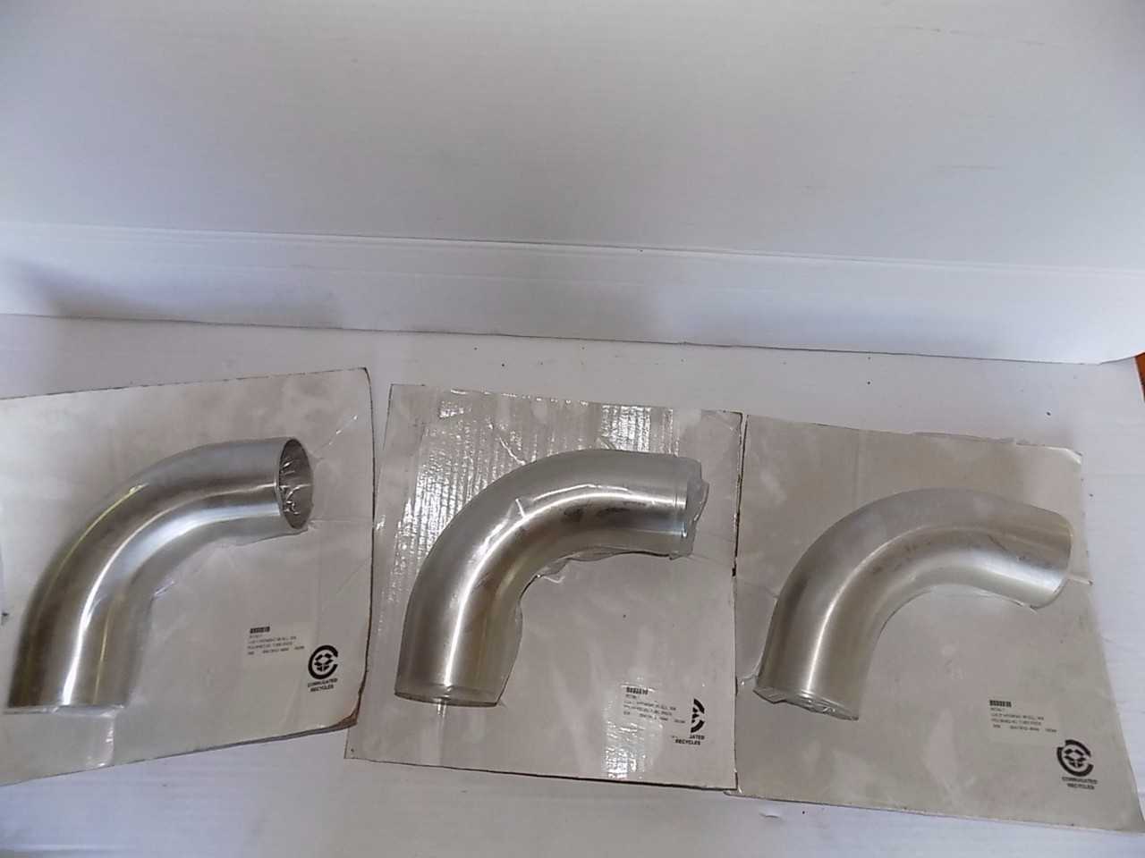 LOT OF 3 3" STAINLESS HYGENIC 90 DEGREE ELBOW - MISCELLANEOUS
