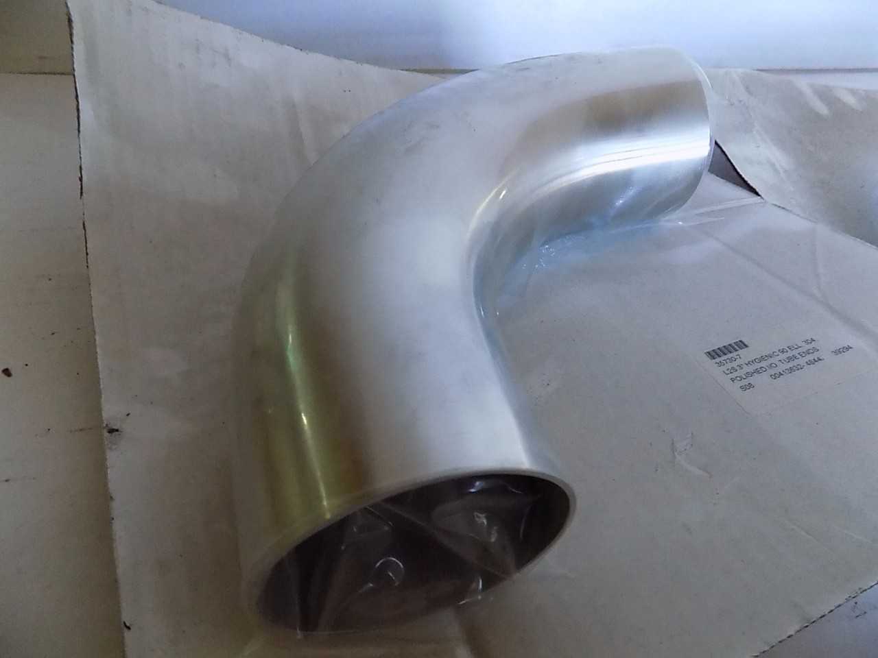 LOT OF 3 3" STAINLESS HYGENIC 90 DEGREE ELBOW - MISCELLANEOUS