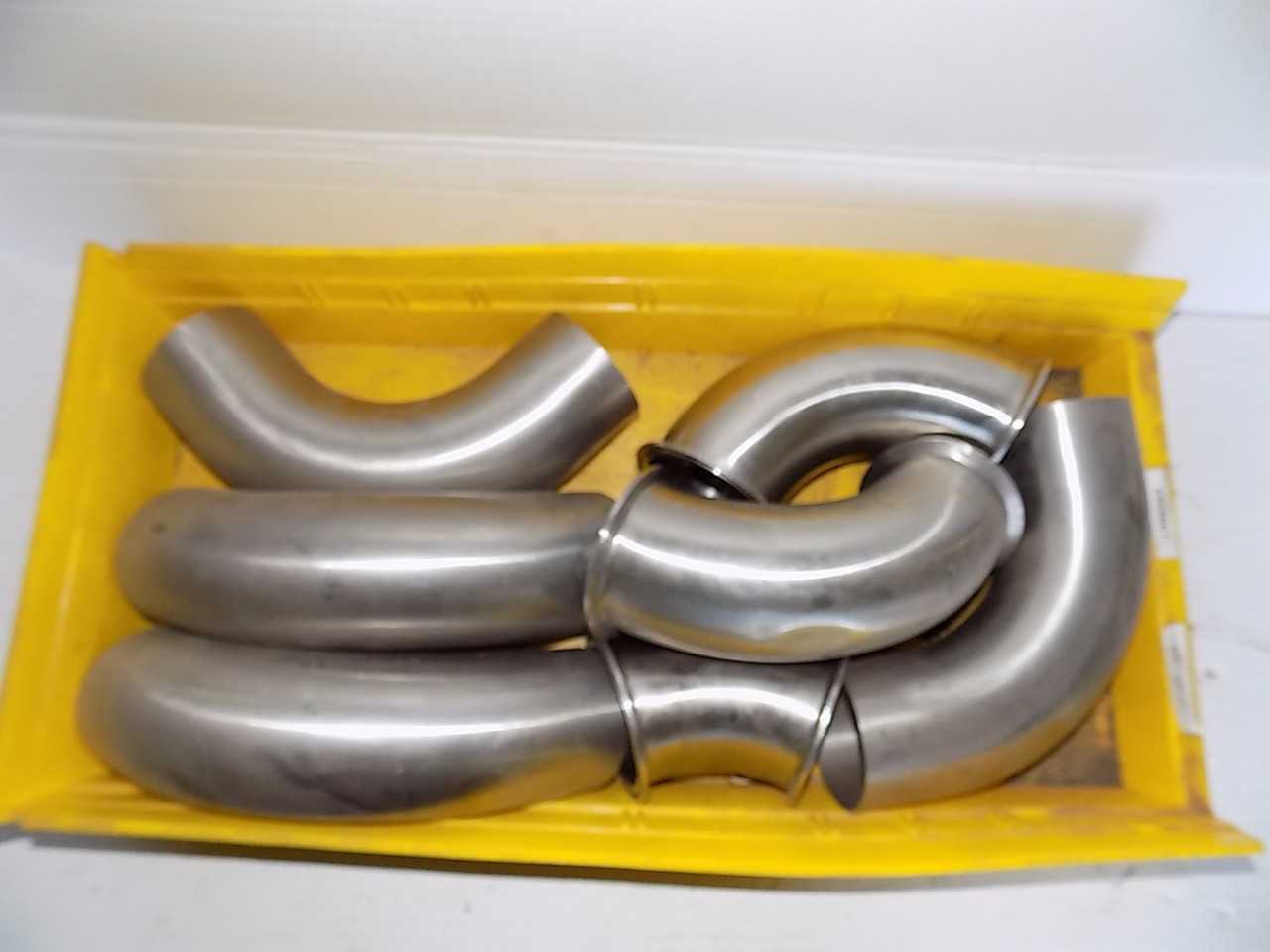 LOT OF 7 ASSORTED STAINLESS SANITARY ELBOWS - MISCELLANEOUS