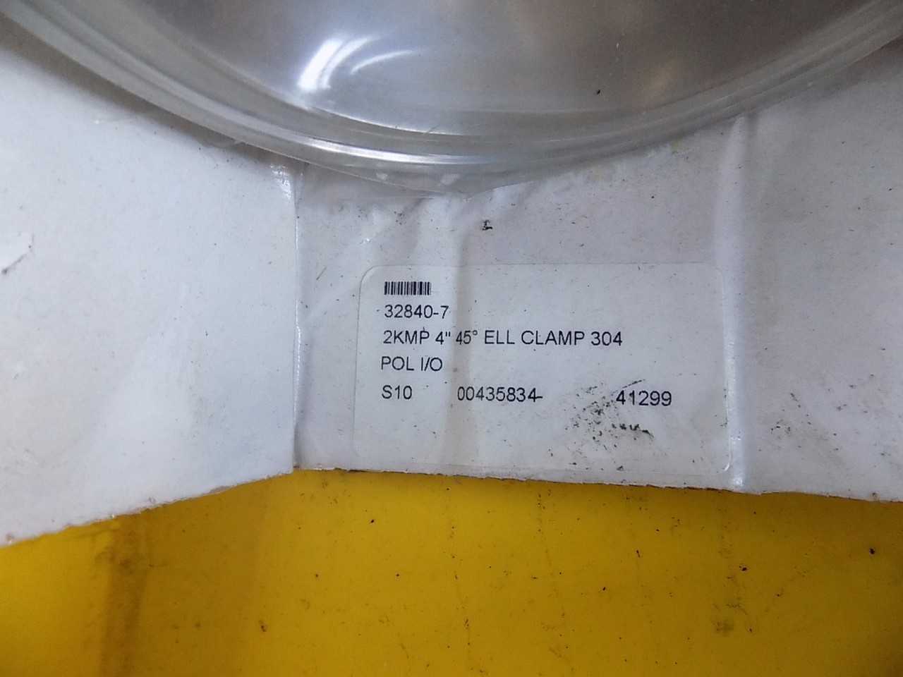 LOT OF 3 ASSORTED STAINLESS SANITARY ELBOWS - MISCELLANEOUS