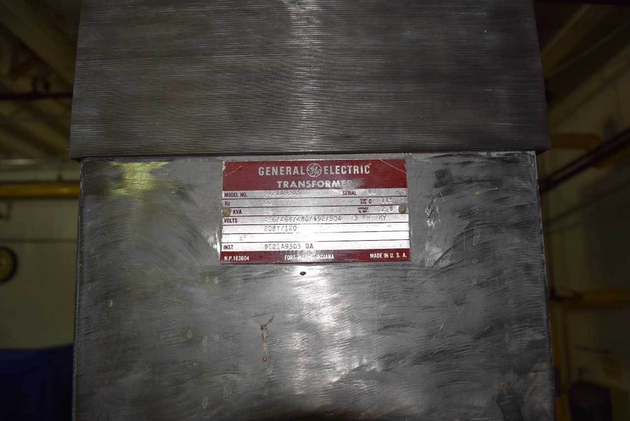 GE 15 KVA 480 TO 208/120 V TRANSFORMER - MISCELLANEOUS