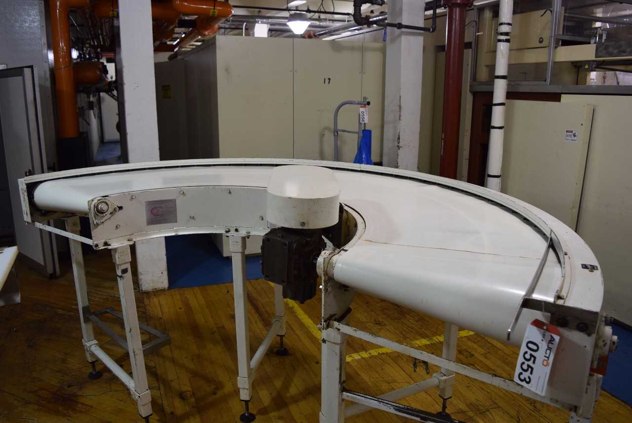 PORTEC FLOWMASTER A-2422-180 DEG. CONVEYOR SYSTEM 23.5" WIDE BELT - MISCELLANEOUS