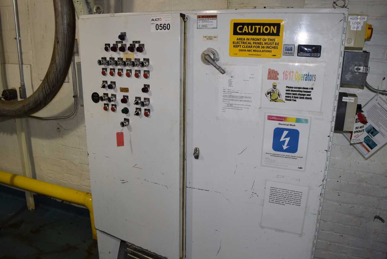 CONTROL CABINET WITH STARTERS, BREAKERS AND PUSH BUTTONS - MISCELLANEOUS