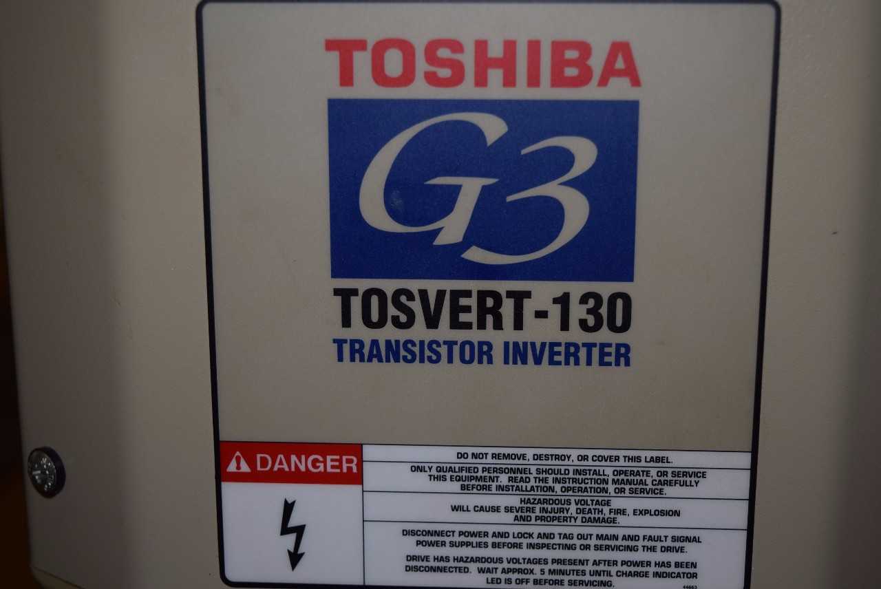 TOSHIBA TOSVERT-130 3 HP 460 V TRANSISTOR INVERTER - MISCELLANEOUS