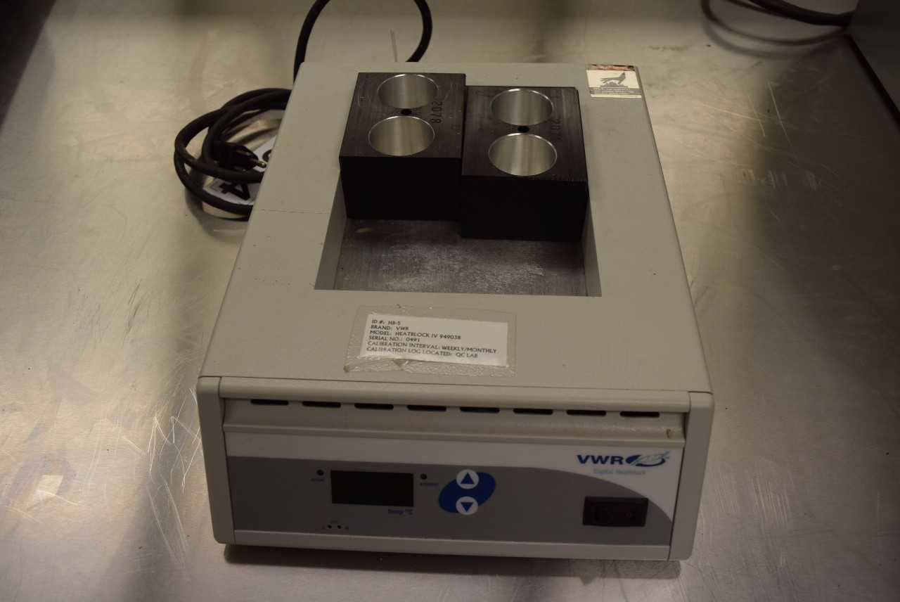 VWR MODEL 949038 HEAT BLOCK IV - MISCELLANEOUS
