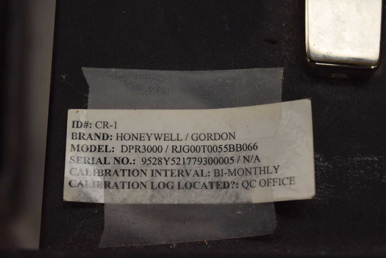 HONEYWELL GORDON DPR3000 / RJG00T0055BB066 STRIP CHART RECORDER - MISCELLANEOUS