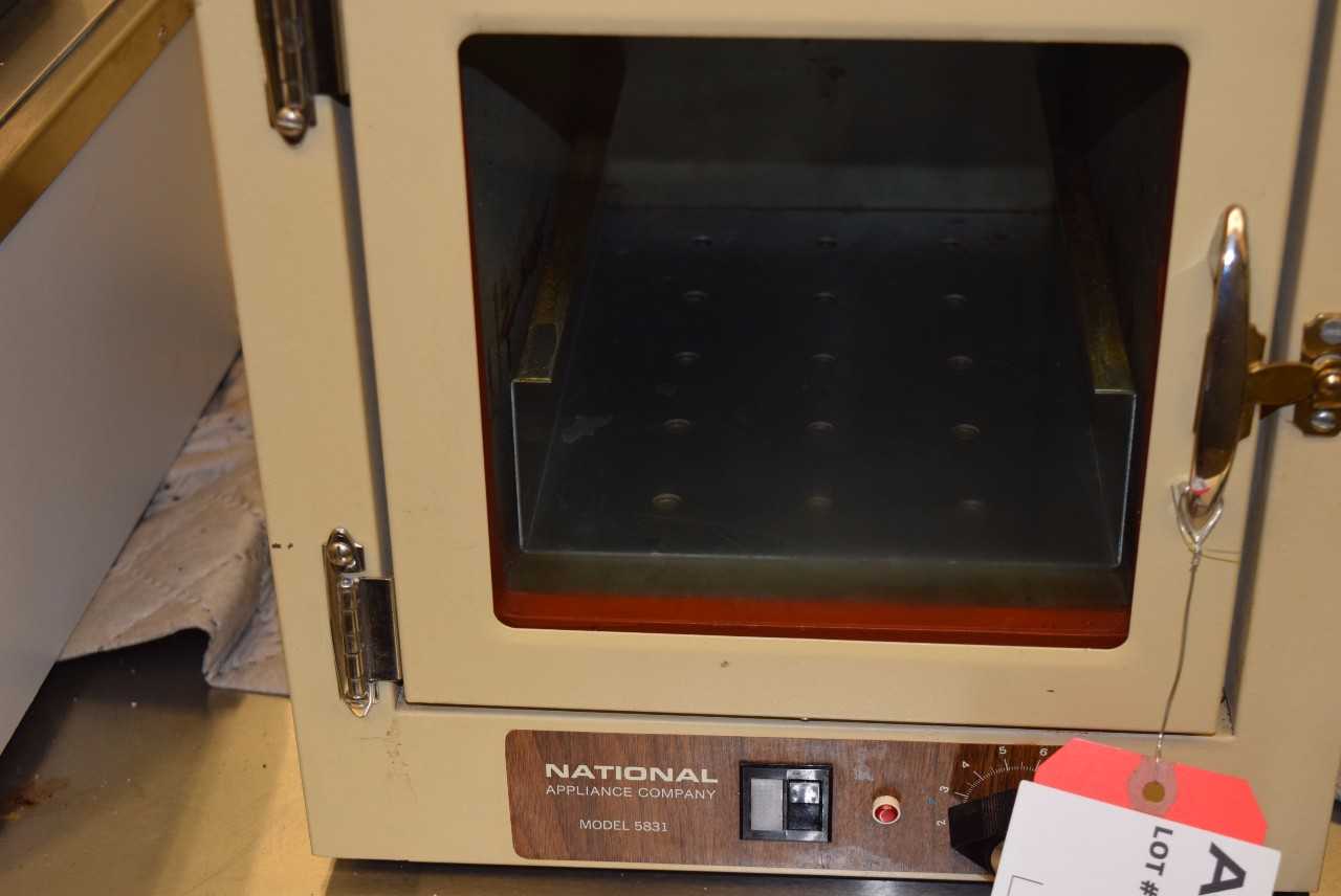 NATIONAL MODEL 5831 VACUUM OVEN - MISCELLANEOUS
