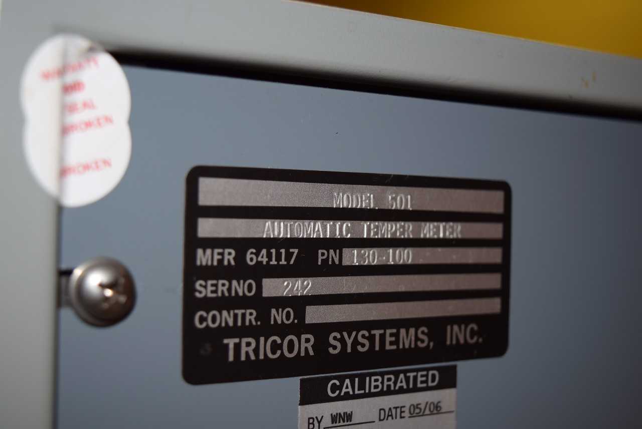 TRICOR AUTOMATI TEMPER METER 501 - MISCELLANEOUS