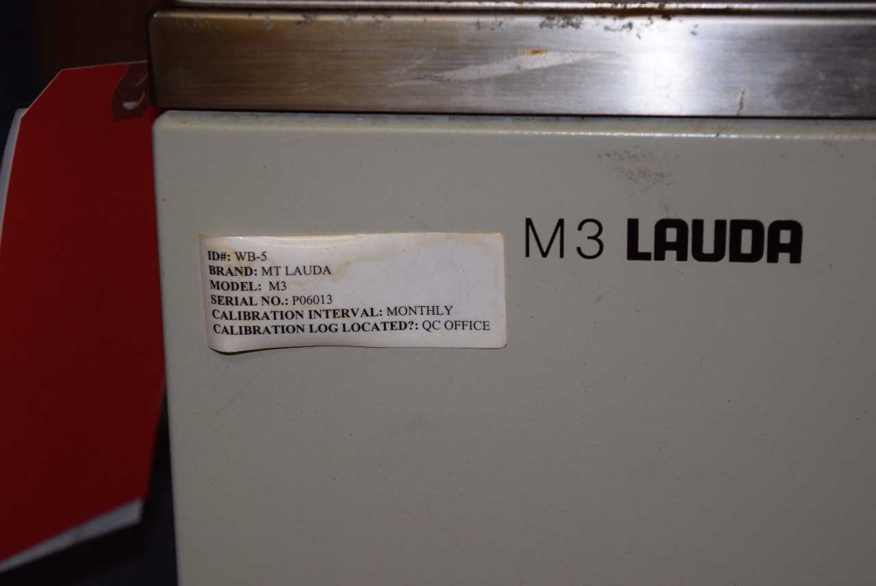 MGW LAUDA M3 CIRCULATING WATER BATH - MISCELLANEOUS