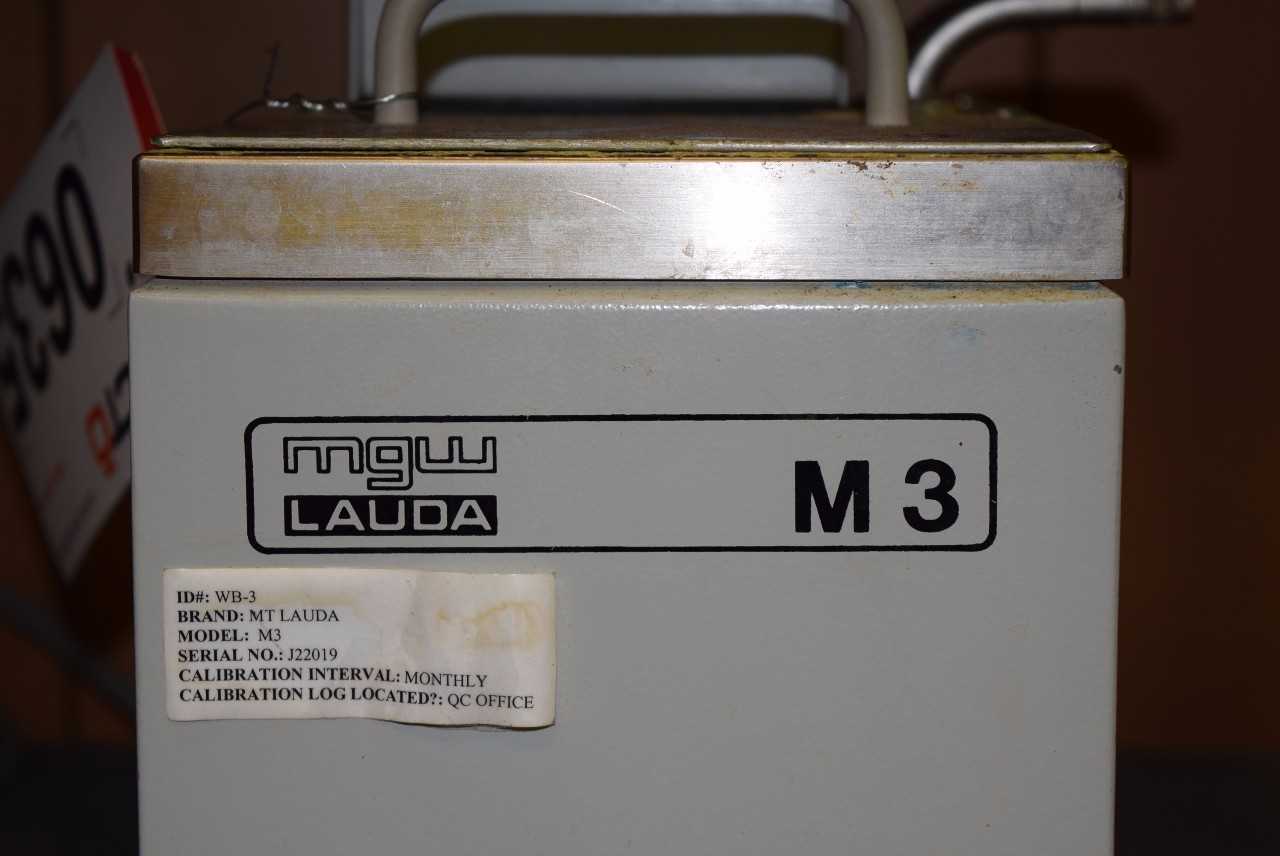 MGW LAUDA M3 CIRCULATING WATER BATH - MISCELLANEOUS