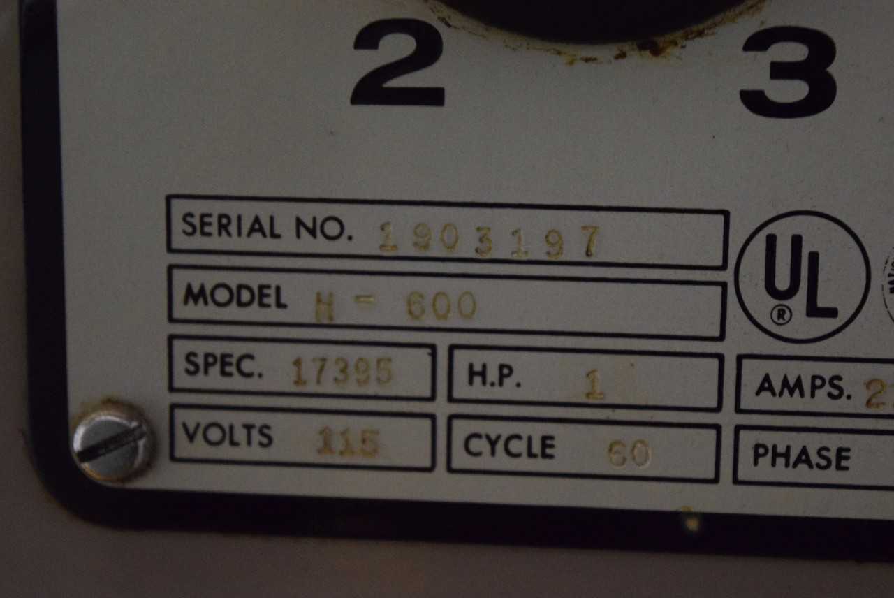 HOBART H-600 MIXER WITH STAINLESS JACKETED BOWL AND ATTACHMENT - MISCELLANEOUS