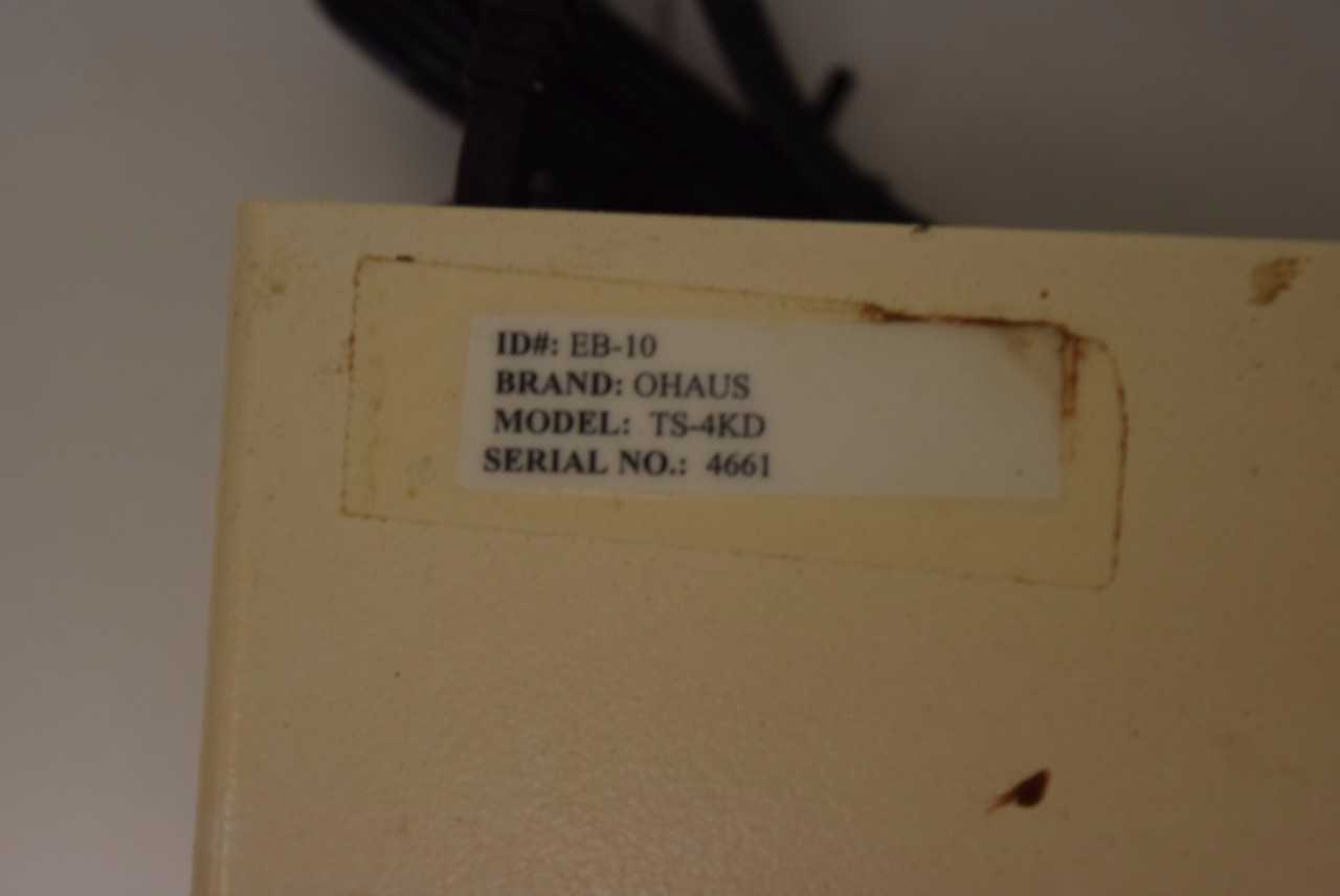 OHAUS TS-4KD PRECISION STANDARD SCALE - MISCELLANEOUS
