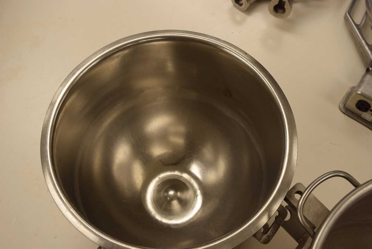 LOT OF HOBART STAINLESS JACKETED MIXING BOWLS - MISCELLANEOUS
