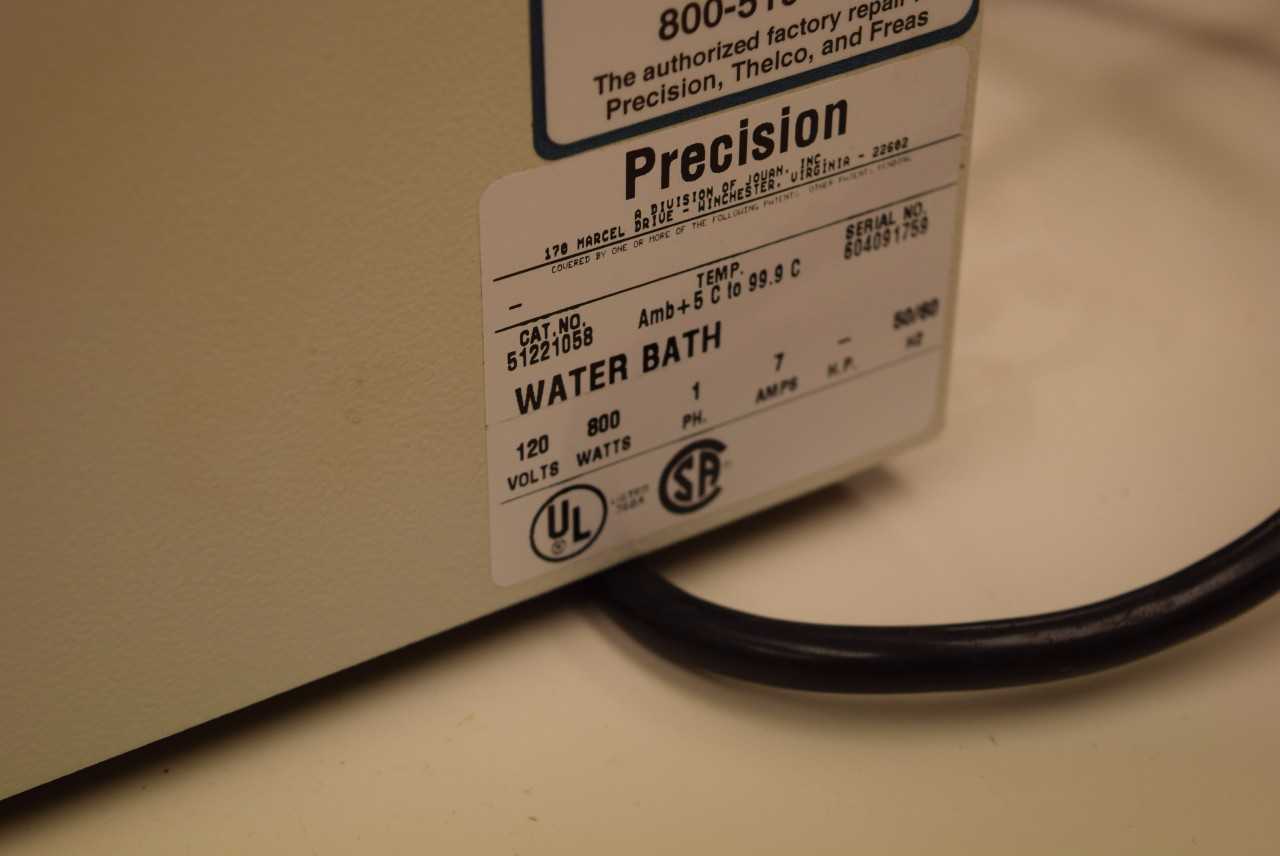 PRECISION MICROPROCESSOR CONTROLLED 280 SERIES WATER BATH - MISCELLANEOUS