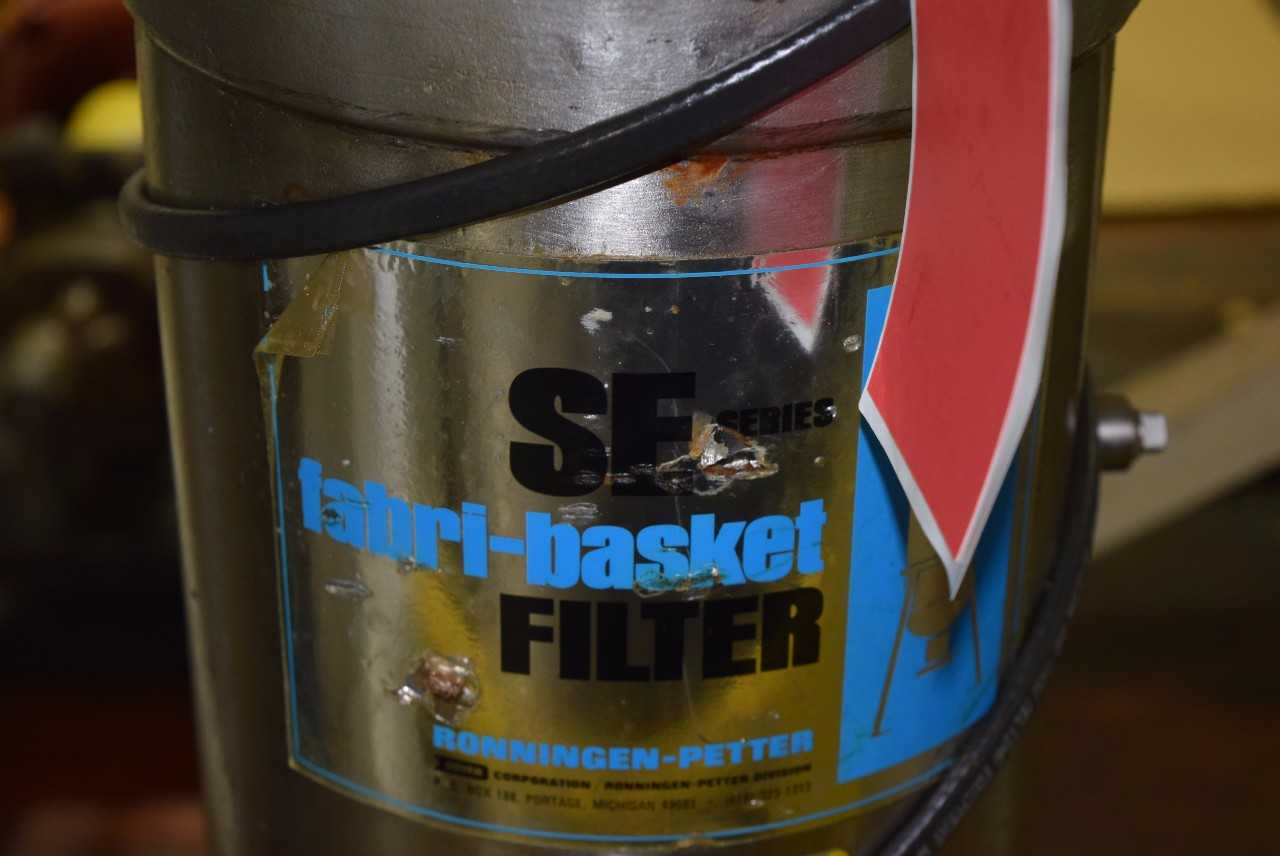 RONNINGEN PETTER WATER FILTER ASSEMBLY SE SERIES FABRI-BASKET FILTER - MISCELLANEOUS