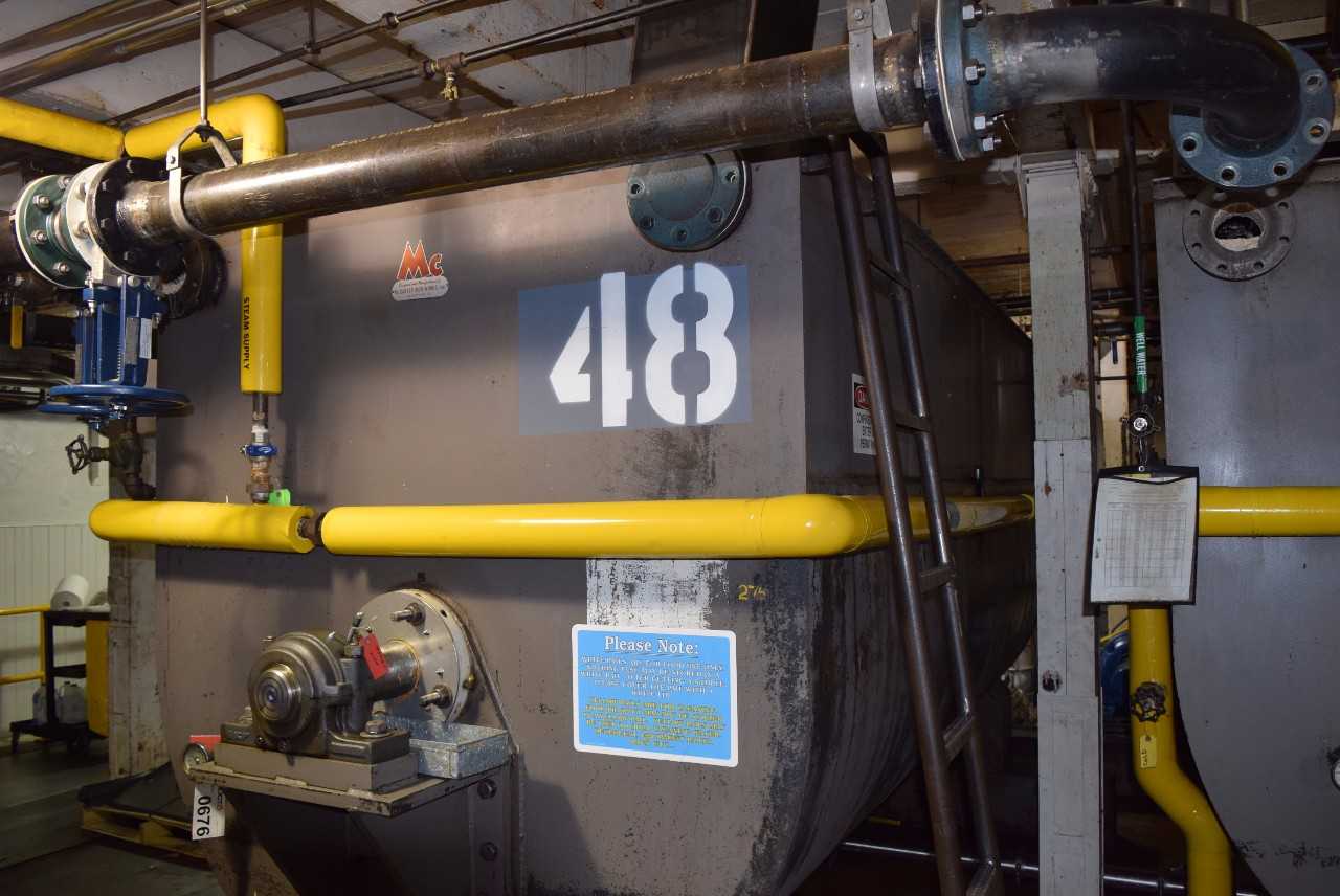 MCCARTER BOTTOM JACKETED STEEL TANK 48 WITH SIDE SCRAPE AGITATOR - MISCELLANEOUS