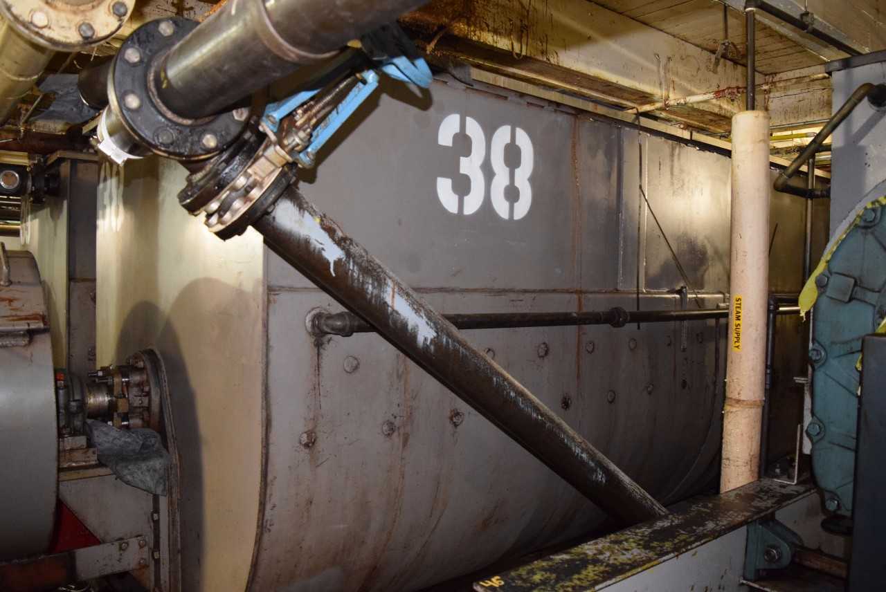 MCCARTER STEEL TANK 38 BOTTOM JACKETED WITH SIDE SCRAPE AGITATOR - MISCELLANEOUS